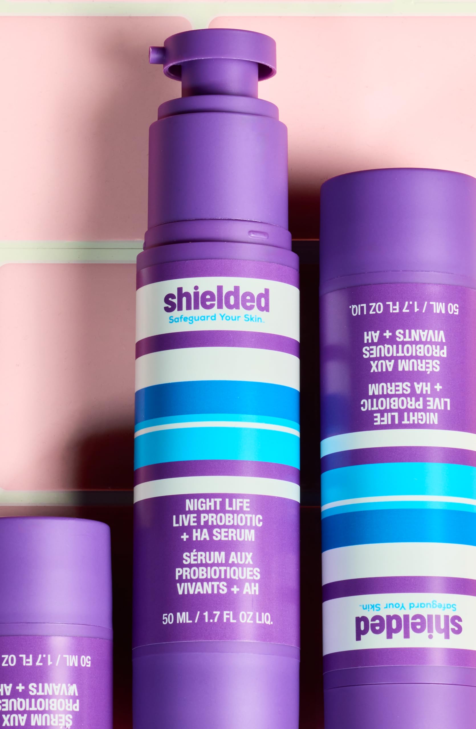 Shielded Beauty Night Life Live Probiotic + HA Serum Hydrating Skin-Renewing Night Serum with Probiotics & Hyaluronic Acid, 50ml