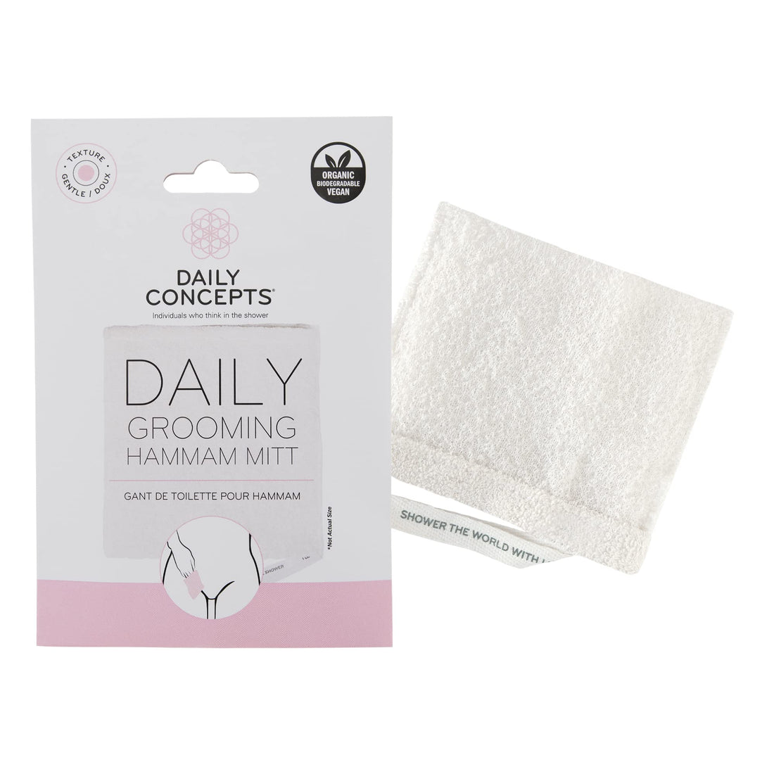 Daily Grooming Hammam Mitt, With so many exfoliating products out there, here at Daily Concepts, we wanted to create a textured exfoliator for those intimate areas of the body.