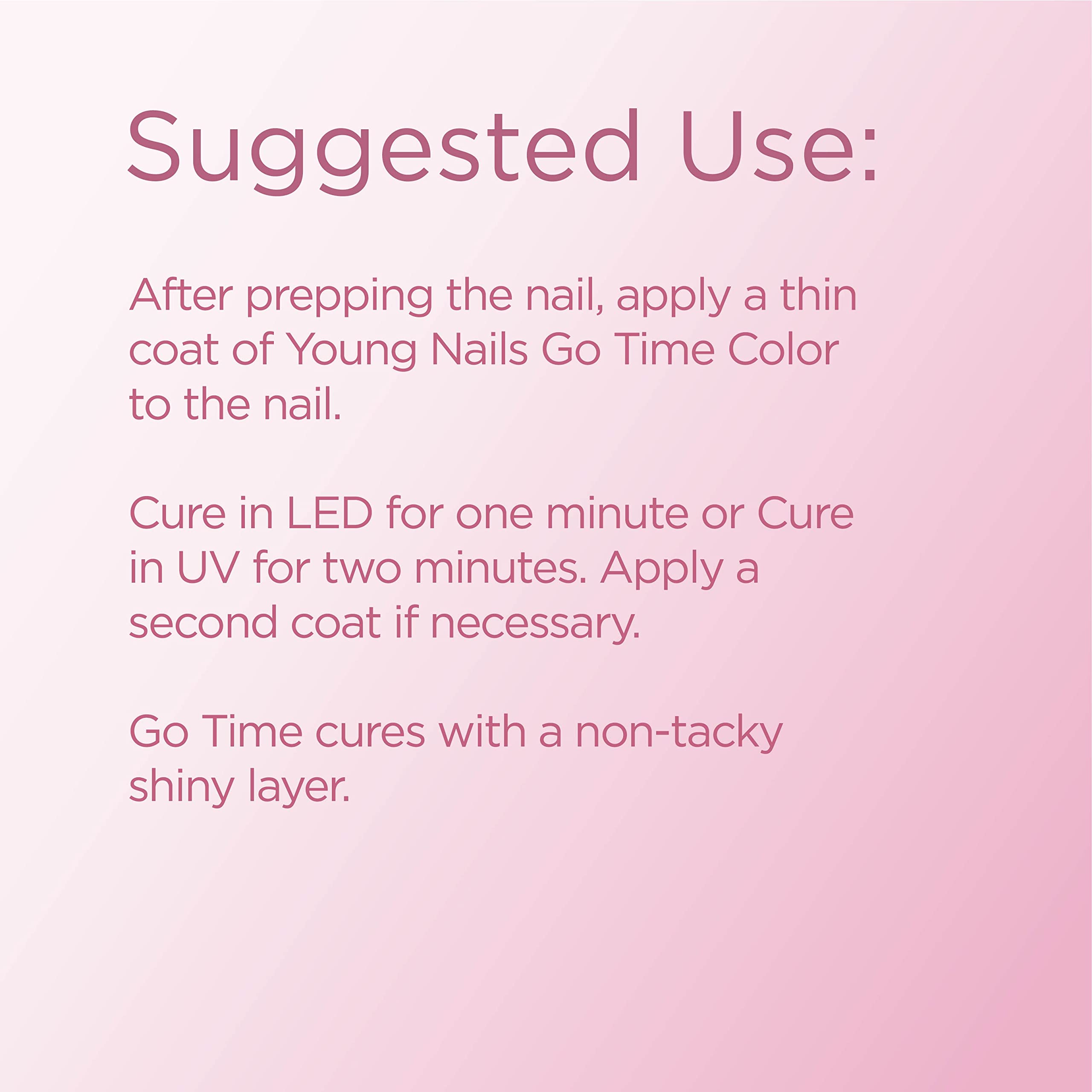 Nom Nom, 0.34 Ounce: Young Nails Go Time Gel Polish, Nom Nom, 0.34 Ounce