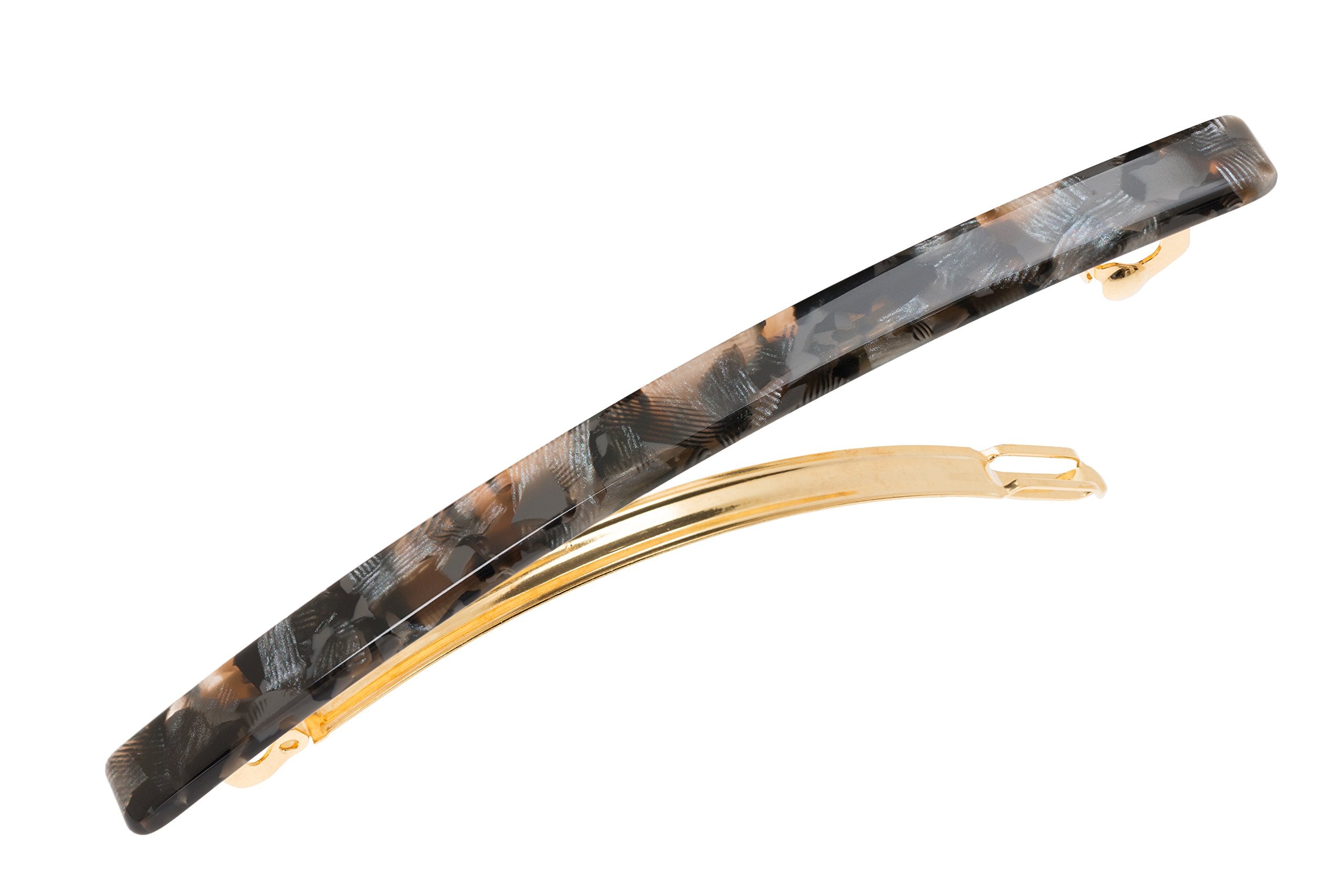 France Luxe Long and Skinny Barrette - Pavlova (Pavlova Brown)