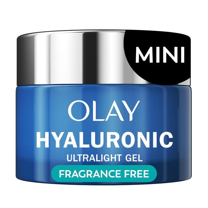 Olay Regenerist Hyaluronic + Peptide 24 Gel Face Moisturizer, Fragrance-Free, Trial Size, .5 oz