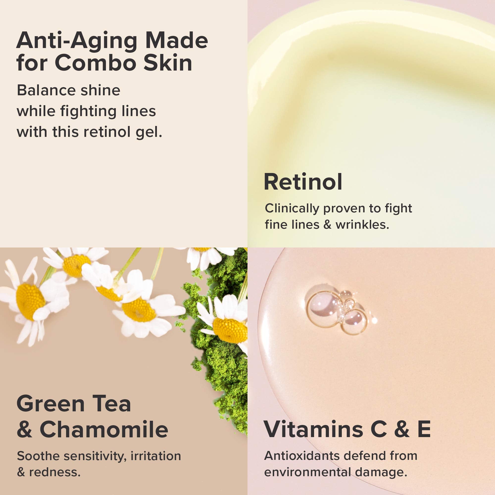 Paula's Choice SKIN BALANCING Antioxidant Concentrate Face Serum, Retinol & Vitamin C, Anti Aging, Anti Wrinkle & Large Pores, Oily Skin, 1 Ounce