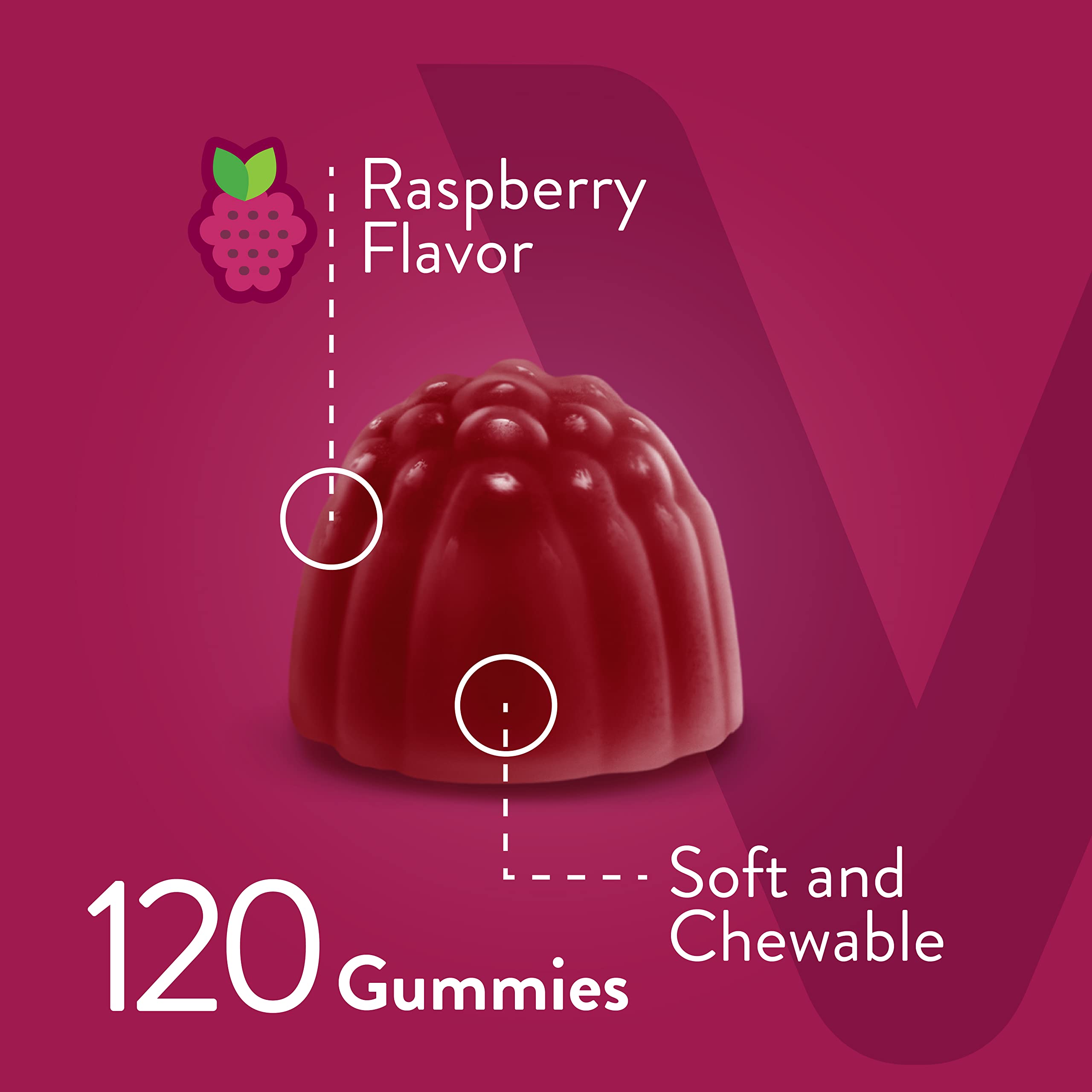 Collagen and Biotin Gummies for Hair Skin and Nails - Hair Growth Vitamins, Nail Growth, Skin Vitamins - Biotin and Collagen Gummies for Women, Men, & Teens - Tasty Chewable Raspberry Flavored Gummy