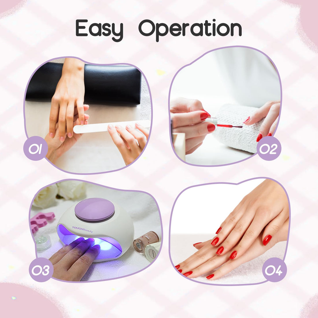 Touch Beauty Electric Nail Dryer With Wind Good For Regular Nail Polish Dryer
