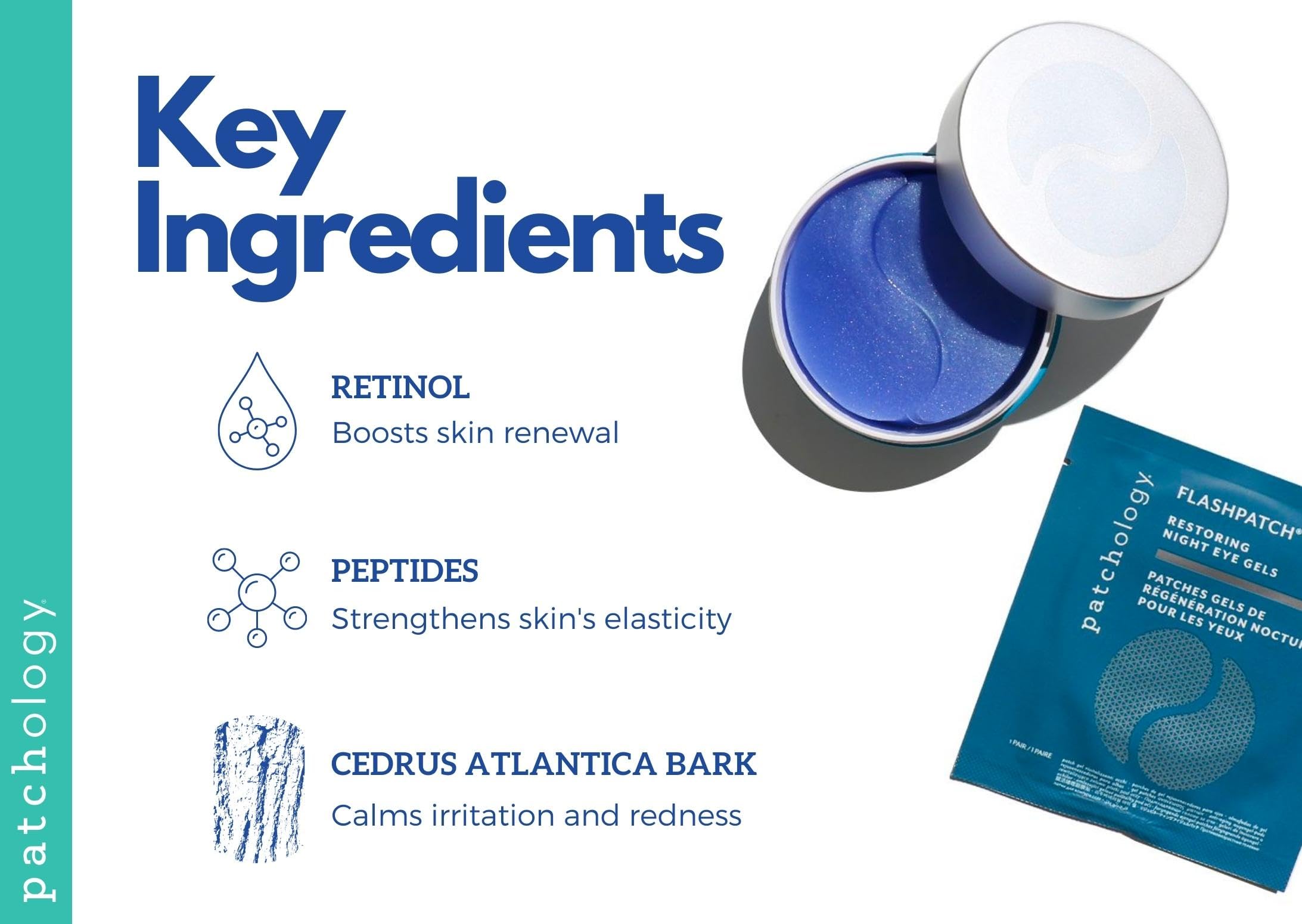 Patchology Flashpatch Restoring Night Eye Gel Jar, 6.4 oz.