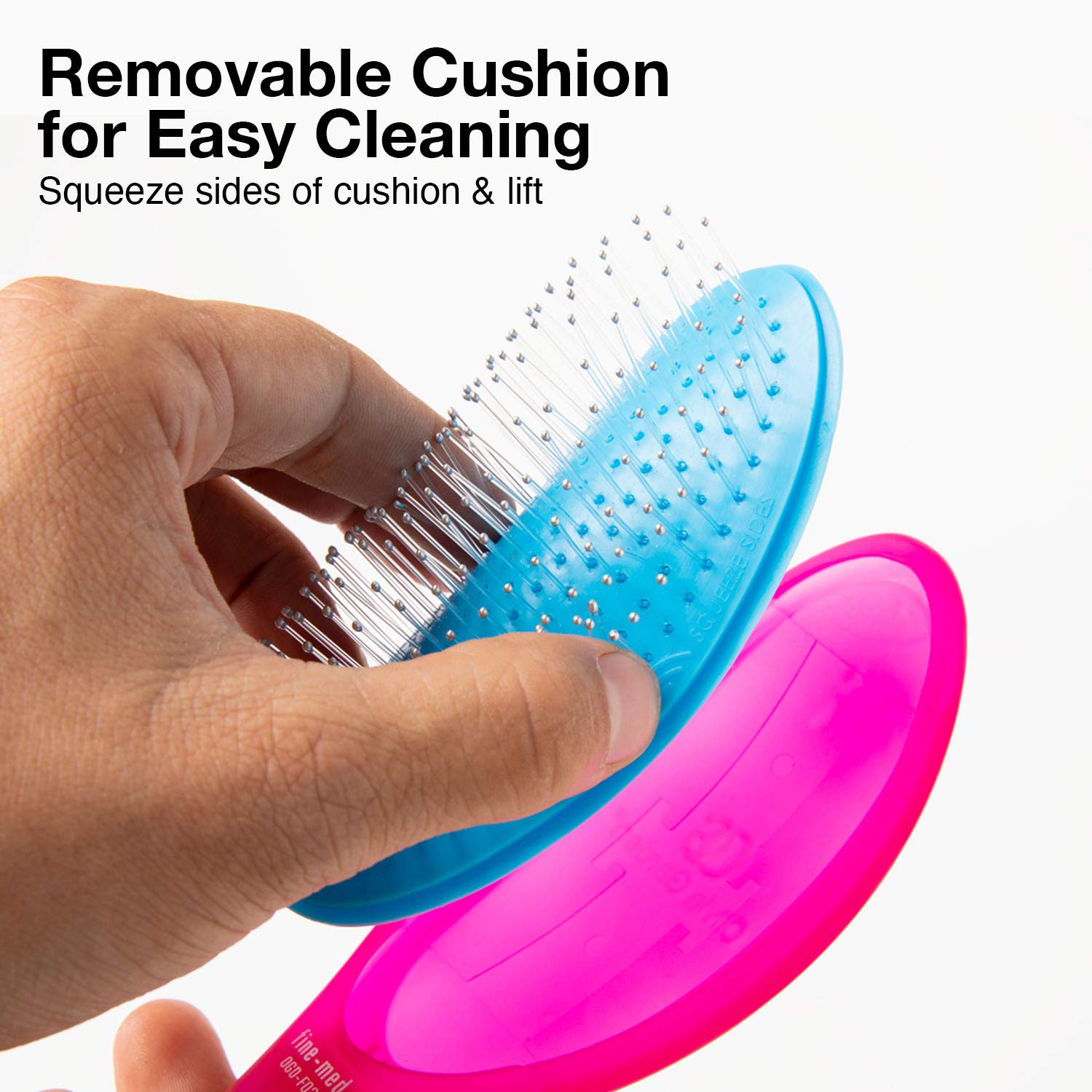 Olivia Garden Detangler & Styler Collection Brush, Blue