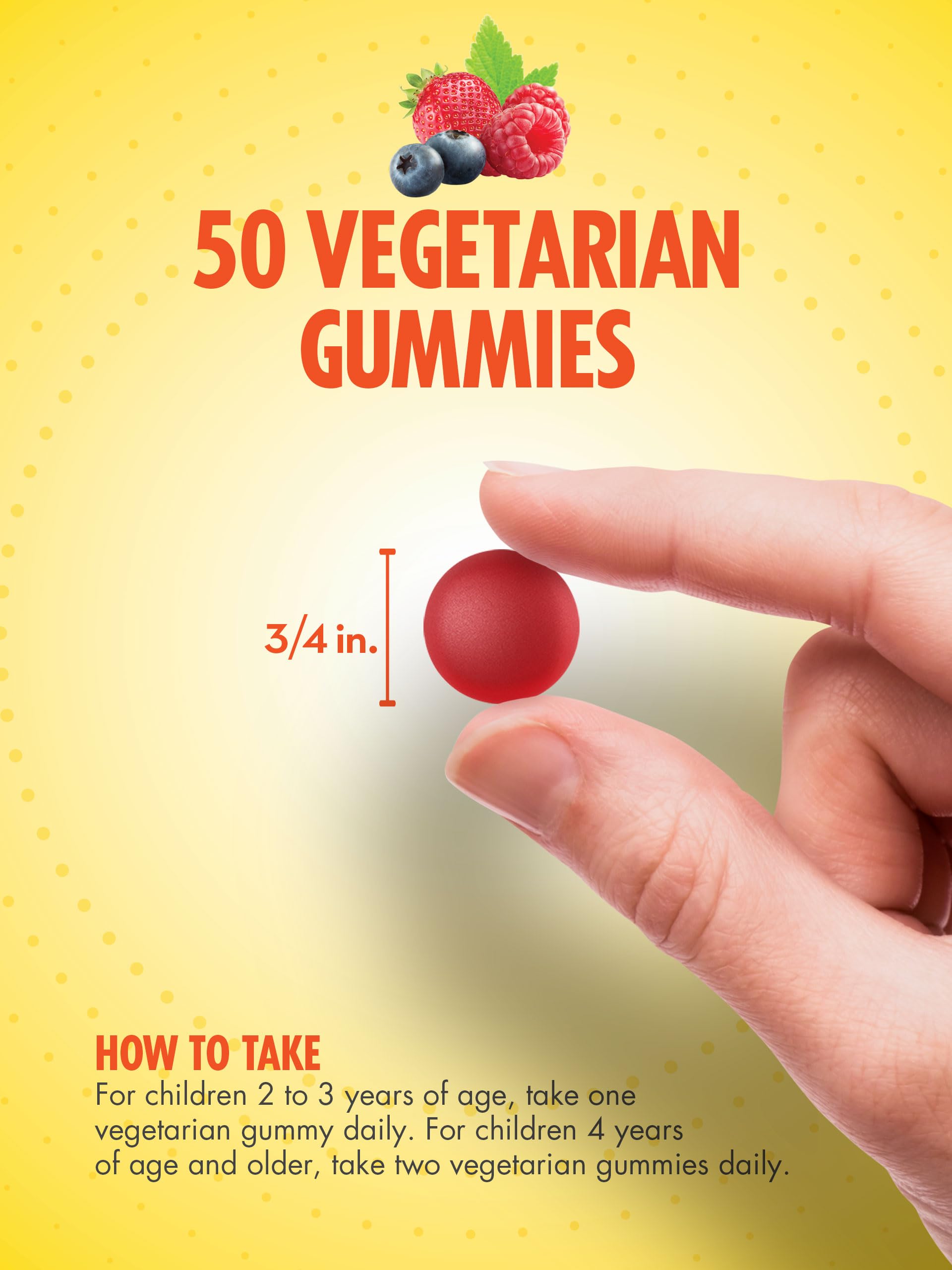 Sundance Kid's Multivitamin Gummies | 50 Count | Mixed Berry Flavor | Vegetarian, Non-GMO, and Gluten Free Supplement