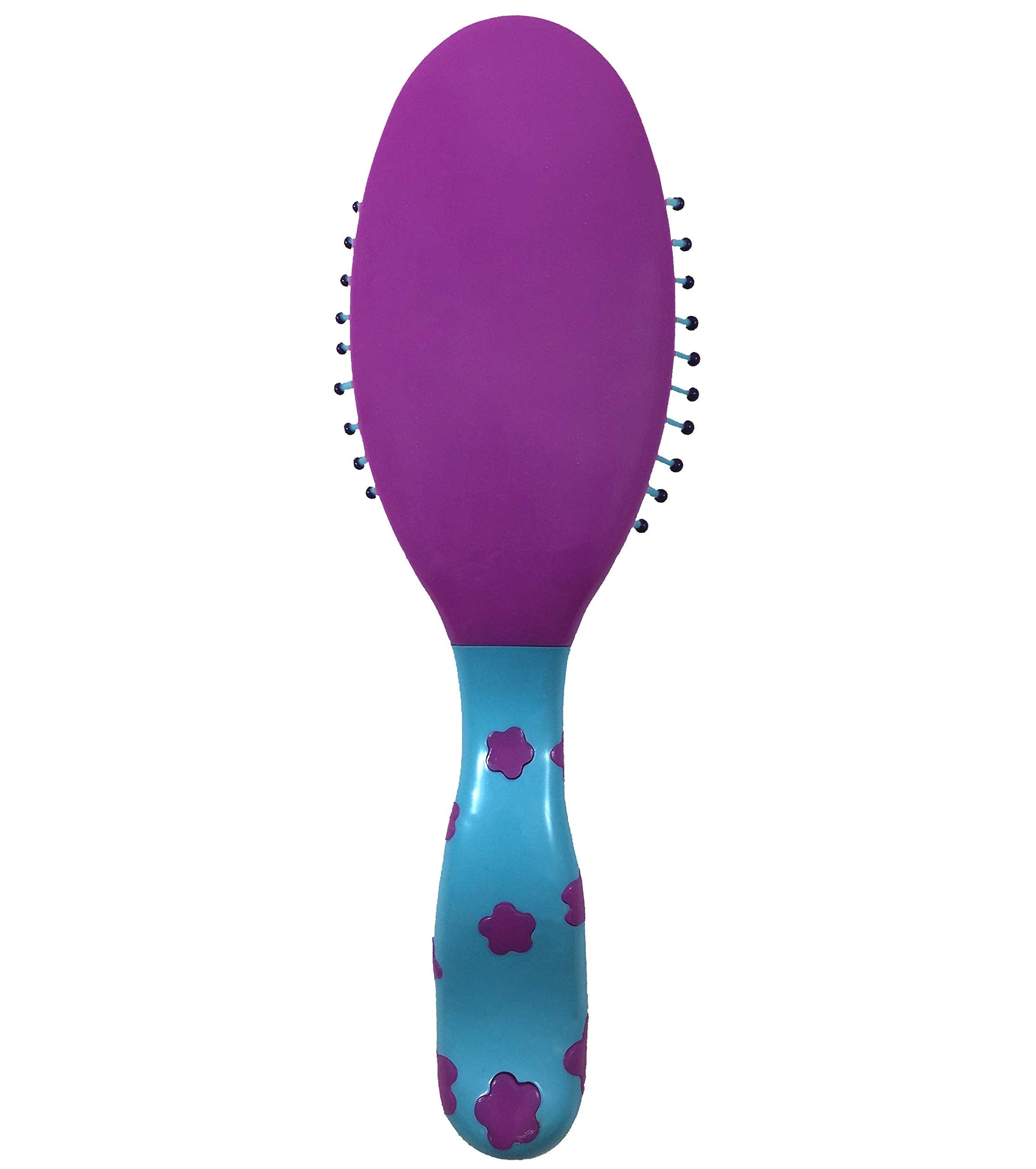 Scunci Girl 2pc Brush And Comb Flower Pack, Assorted Colors