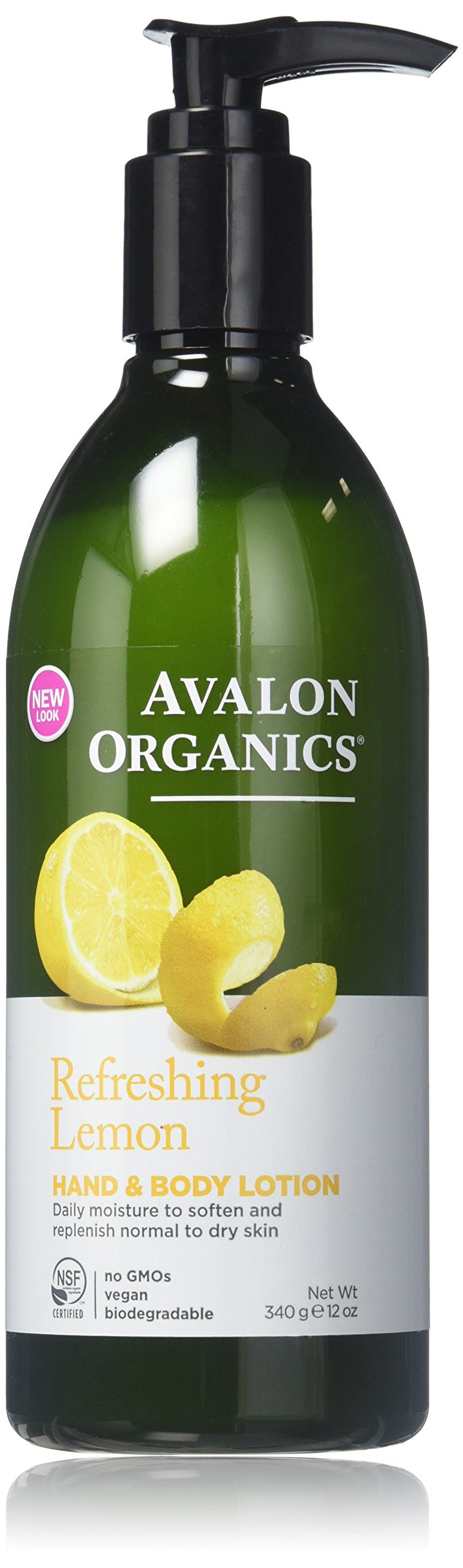 Avalon Organics Hand Body Lotion, Lemon, 12 Oz (2-Pack)