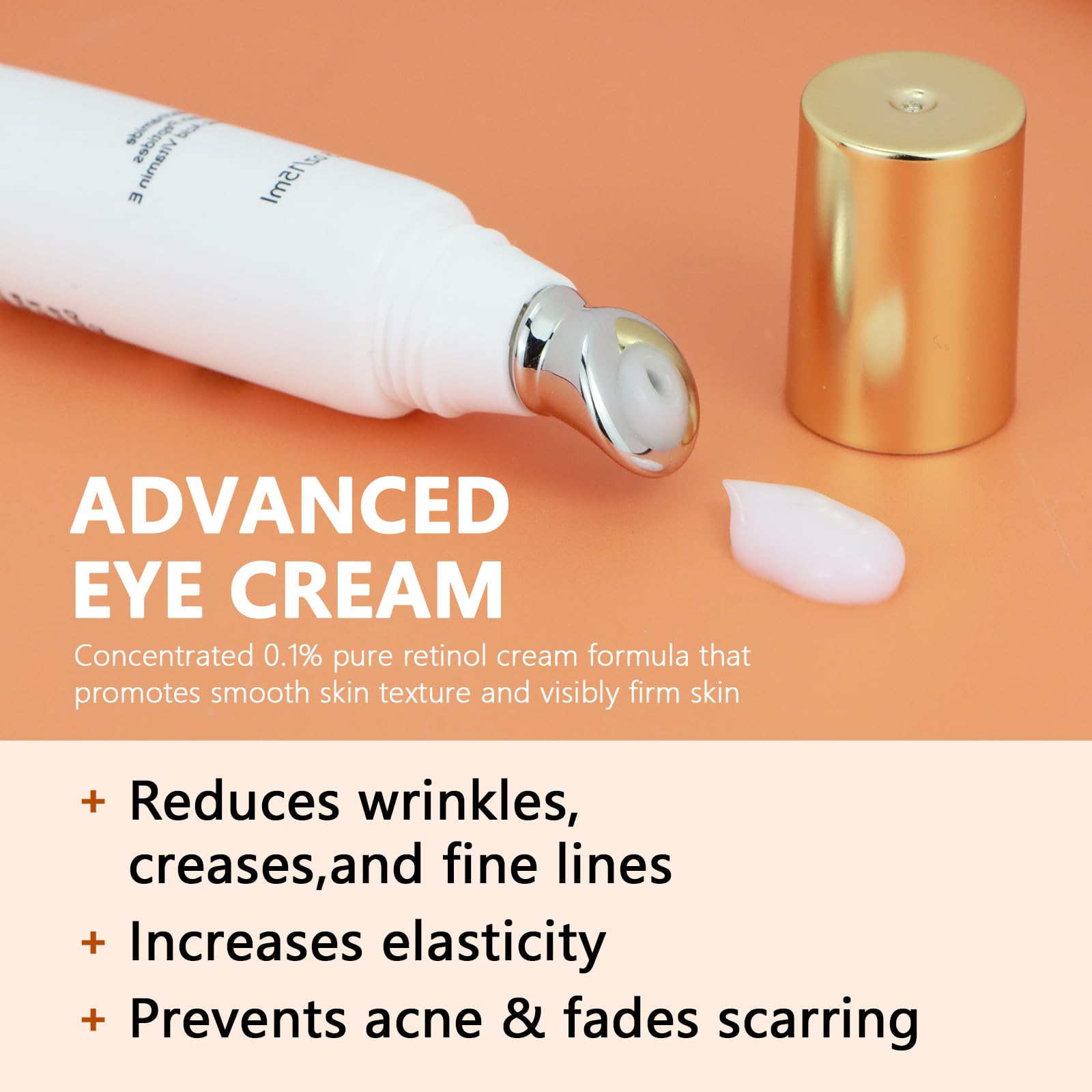 MAVENI Vitality-Fill Boosting Eye Cream, Natural Anti Aging Under Eye Cream Lift & Firm,Reduce Wrinkles,Fine Lines,and Under Eye Bags,Dark Circles Under Eye Cream