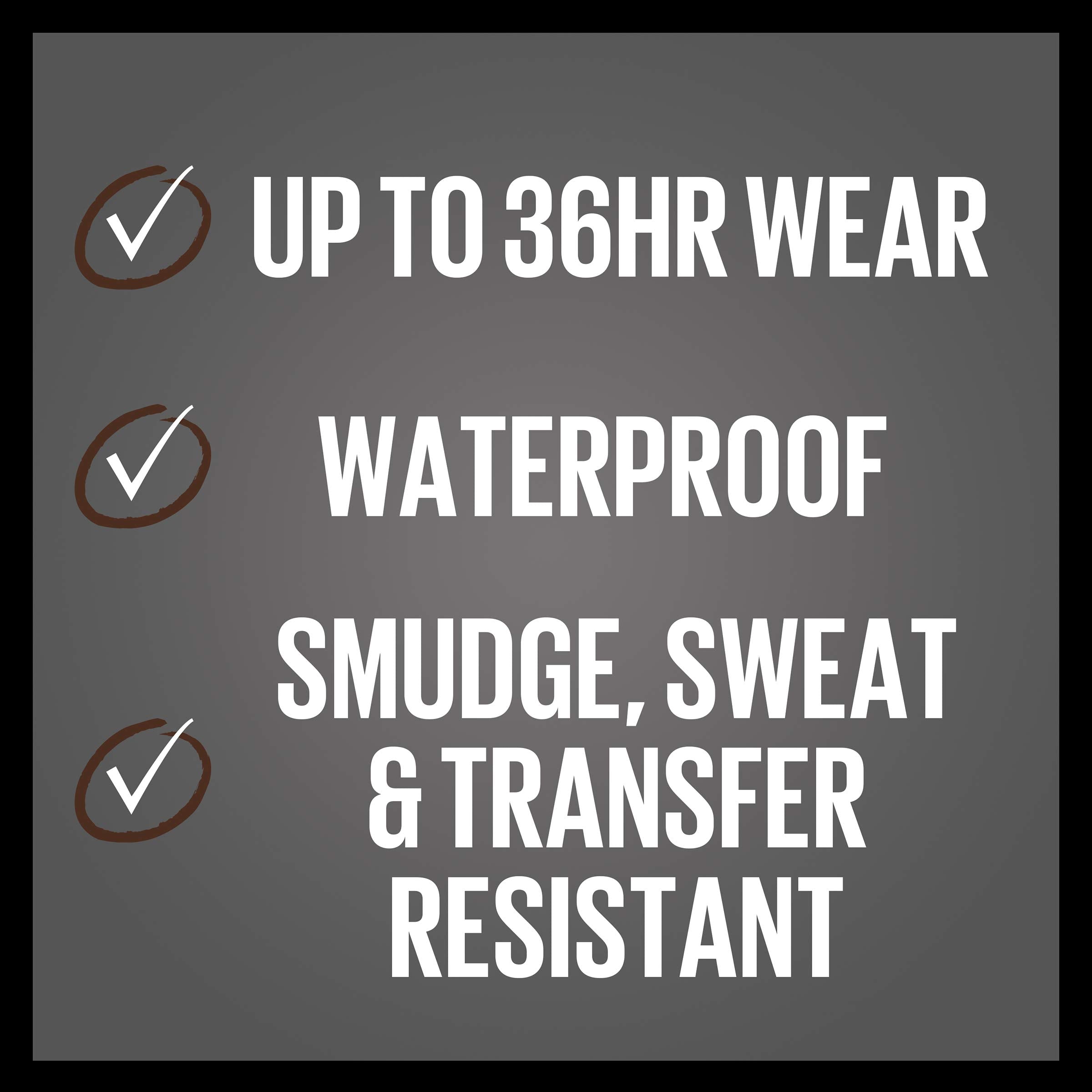 Maybelline TattooStudio Waterproof Eyebrow Pencil, Sharpenable, Longwear, Long Lasting, Pigmented Eyebrow Pencil for Defined Brows, Medium Brown, 1 Count