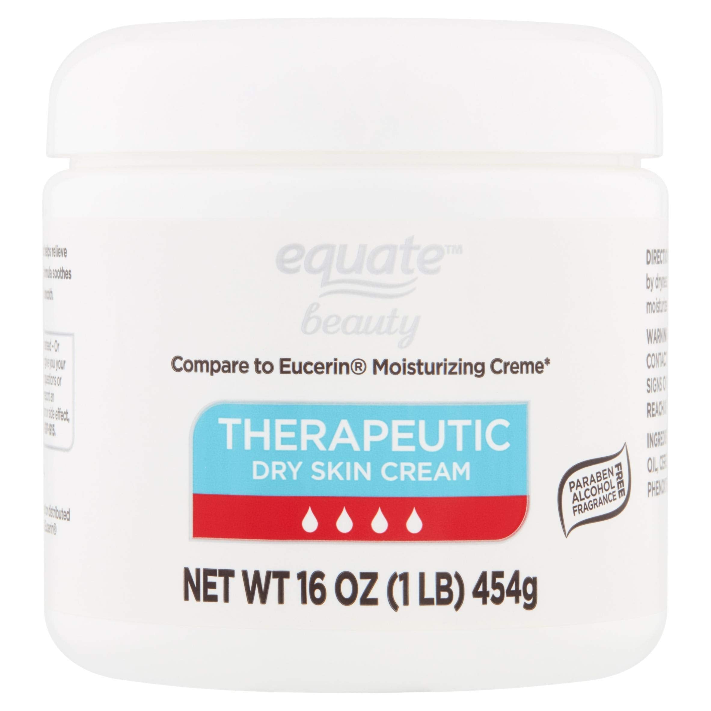 Equate Therapeutic Dry Skin Cream, 16 Oz