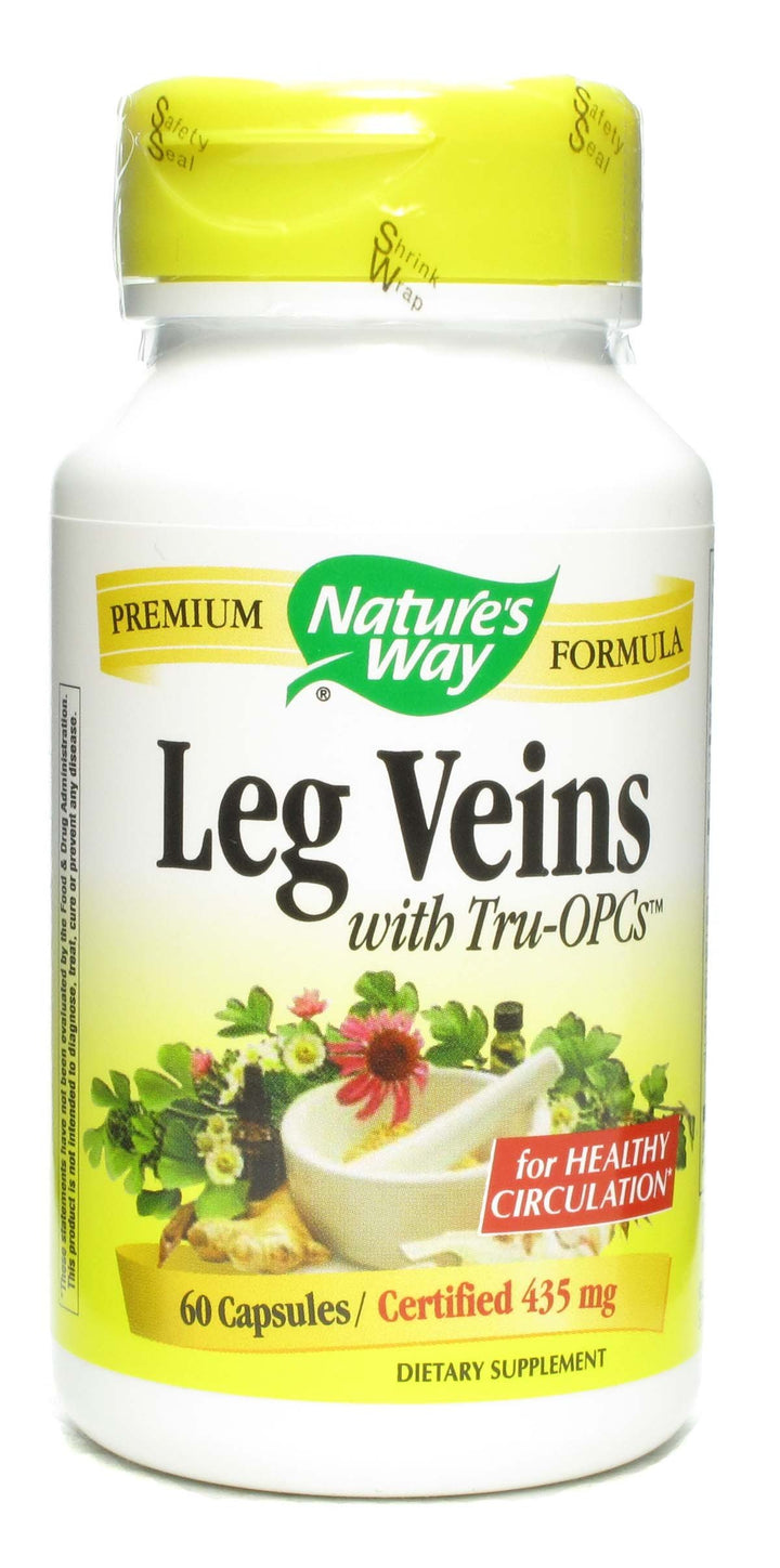 Natures Way Leg Veins Capsule - 60 per pack - 3 packs per case.