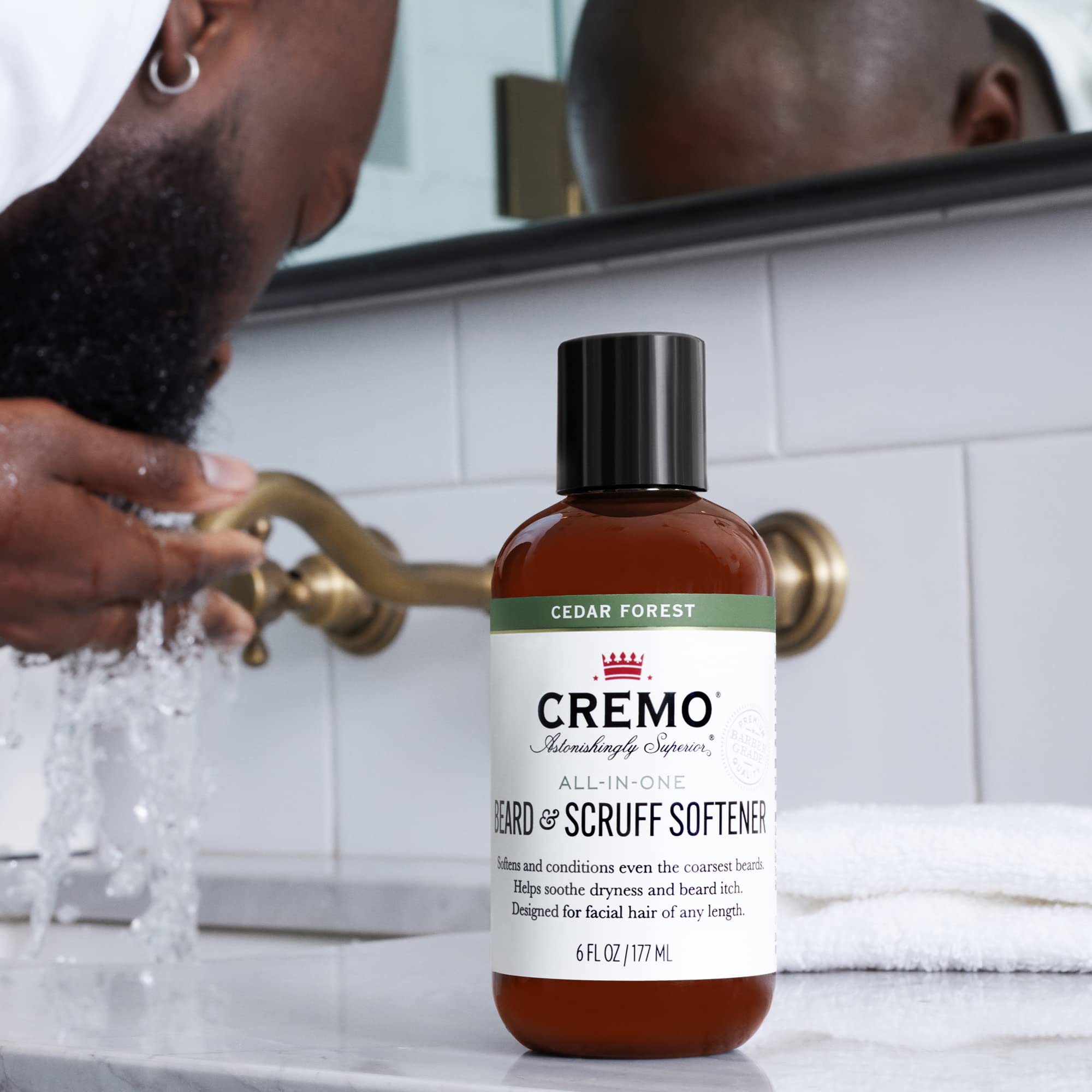 Cremo Beard and Scruff Softener - Forest Blend - 6 oz.