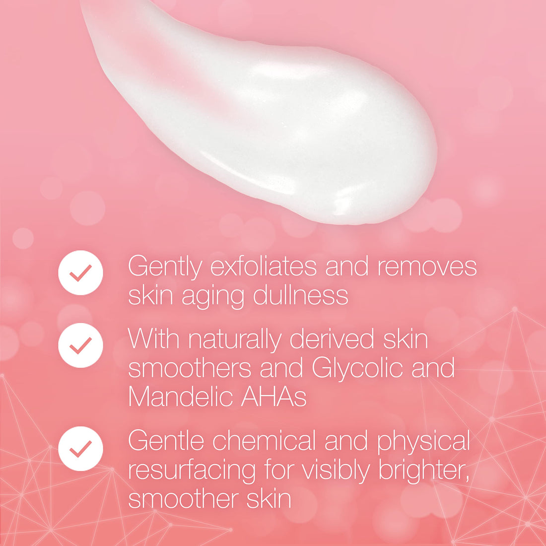 Neutrogena Bright Boost Resurfacing Facial Exfoliator with Glycolic and Mandelic AHAs Gentle Skin Resurfacing Face Cleanser for Bright Smooth Skin, Micro Polish, 2.6 Fl Oz