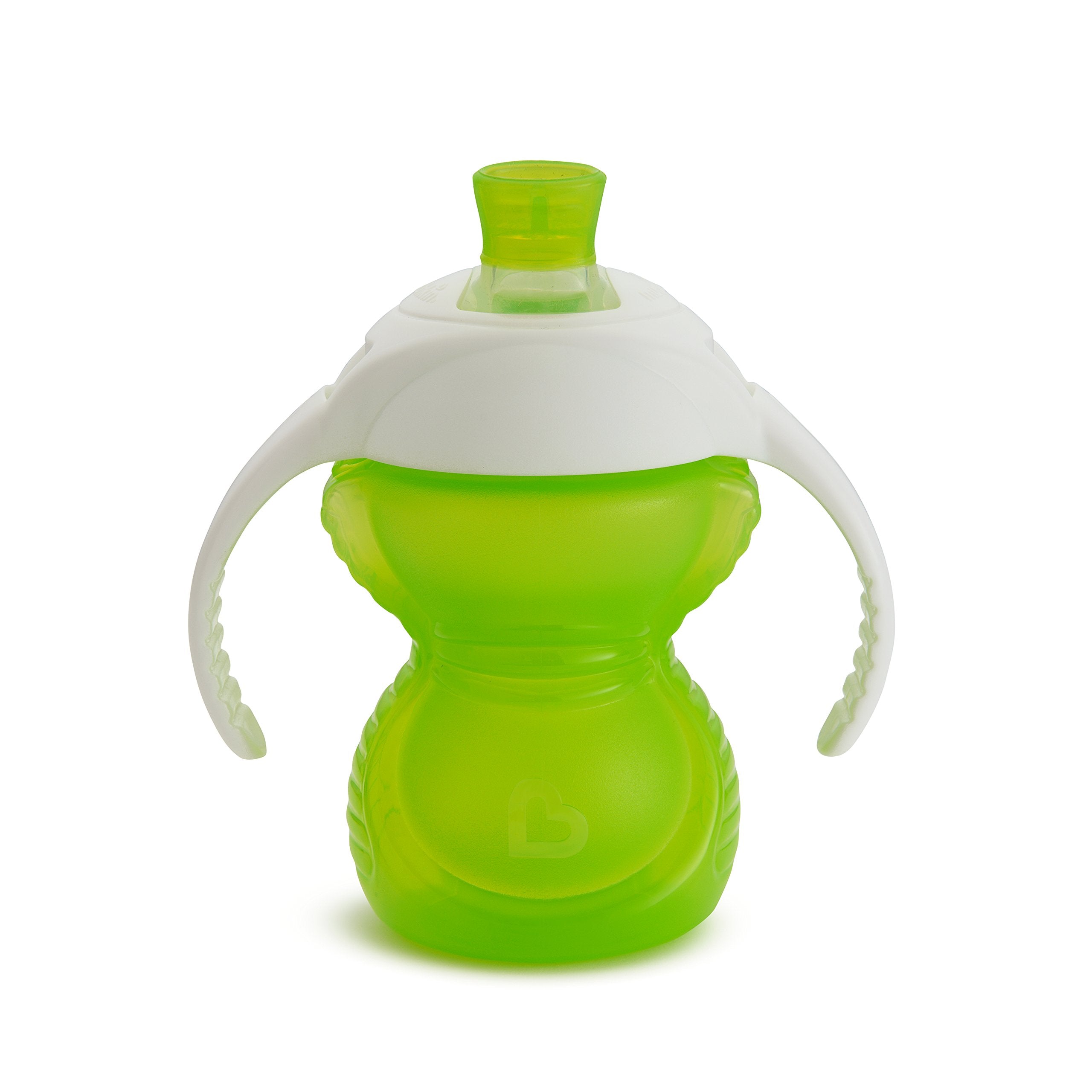 Munchkin® Click Lock™ Bite Proof Trainer Cup, Plastic, 7 Ounce, 2 Pack, Blue/Green