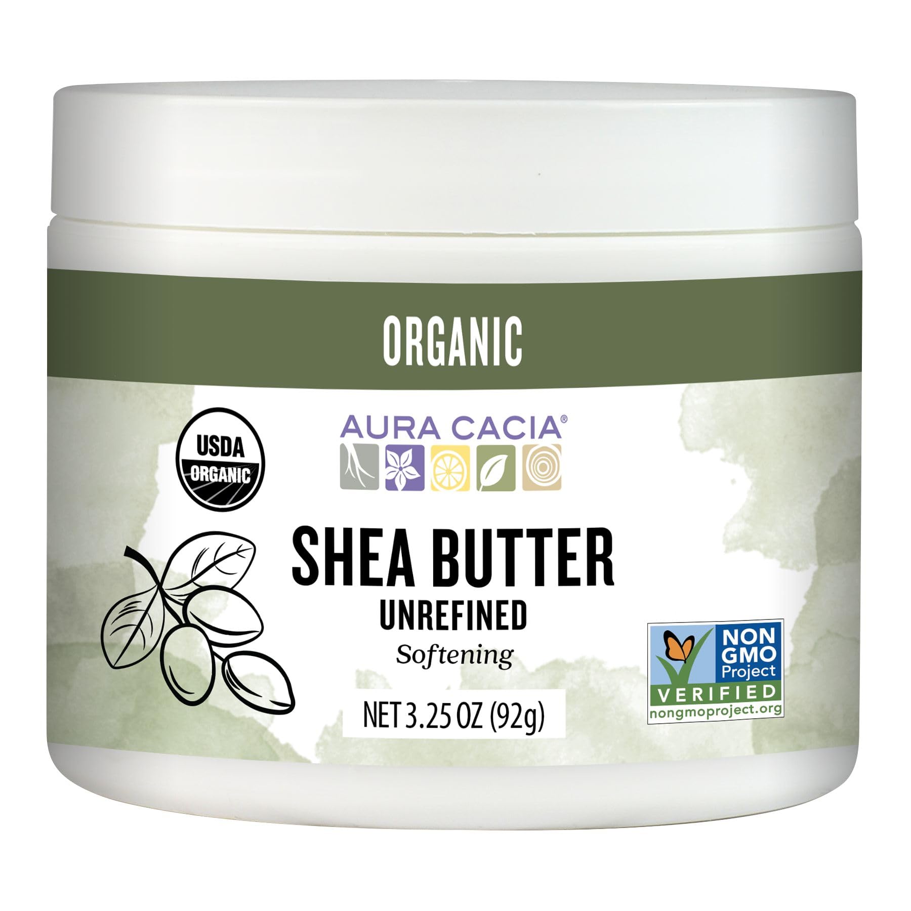 Aura Cacia, Organic Shea Butter, 3.25 oz (92 g)