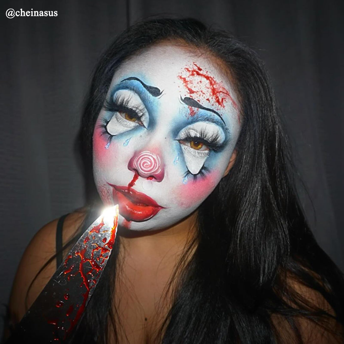 MEICOLY 4PCS Halloween Fake Blood Makeup Kit,Special Effects SFX Makeup Set for Zombie Vampire Monster Cosplay,2.1oz Fake Blood Spray+2.1oz Dripping Blood+1.06oz Coagulated Blood+Stipple Sponge