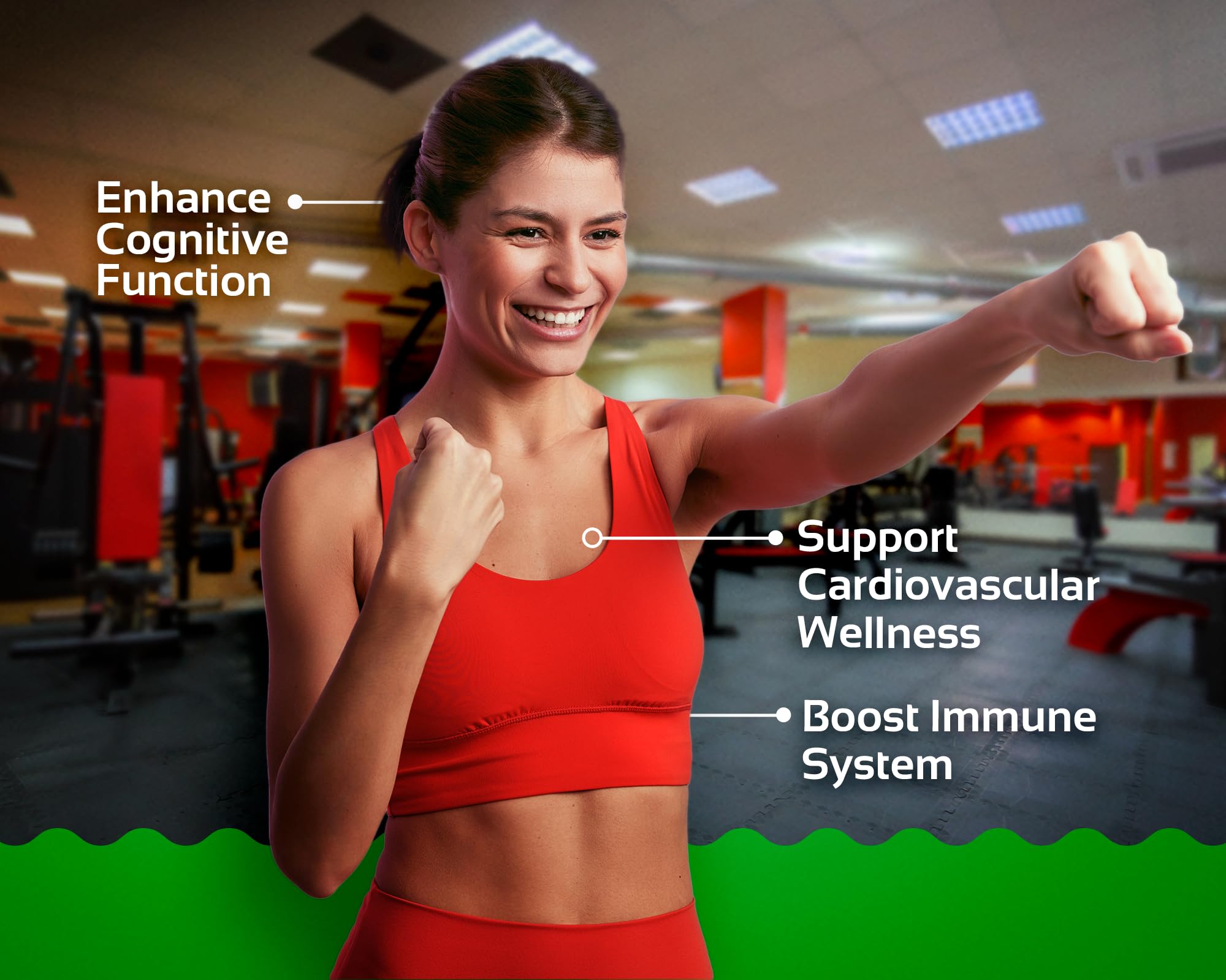 CogniTune Methylfolate Gummies - Easy to Take High Potency L-Methylfolate, Folate Supplement for Brain, Heart Health & Immunity, Delicious Strawberry Flavor, Non-GMO, Vegan, Gluten-Free