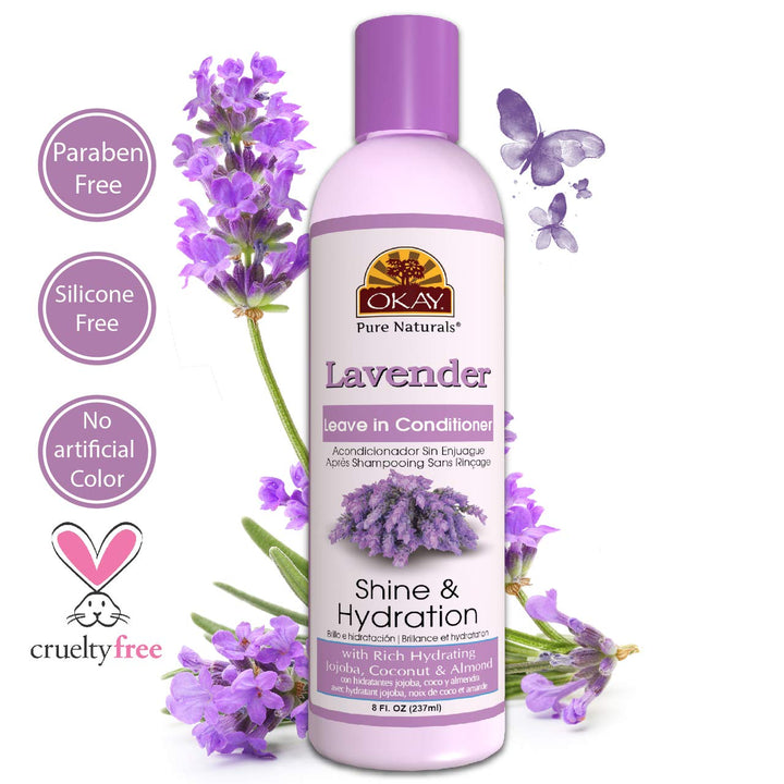 OKAY OKAY-LAVLC8 8 oz Lavender Leave in Shine Hydration Conditioner