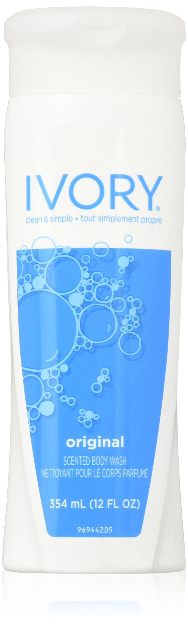 Ivory Body Wash, Original, 12 Ounces (Pack of 3) from