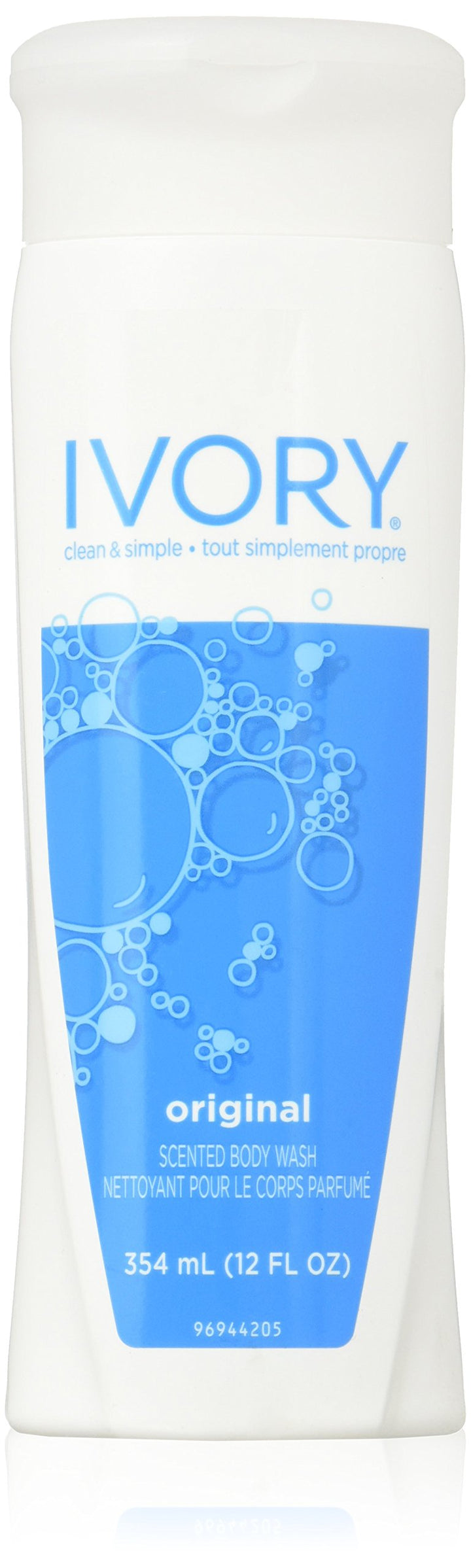 Ivory Body Wash, Original, 12 Ounces (Pack of 3) from