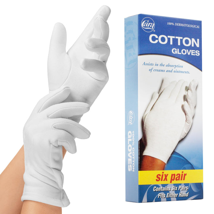 Al Lehrhoff Sales 6 Pack, Small: Cara Cotton Gloves - Small 6 Pack