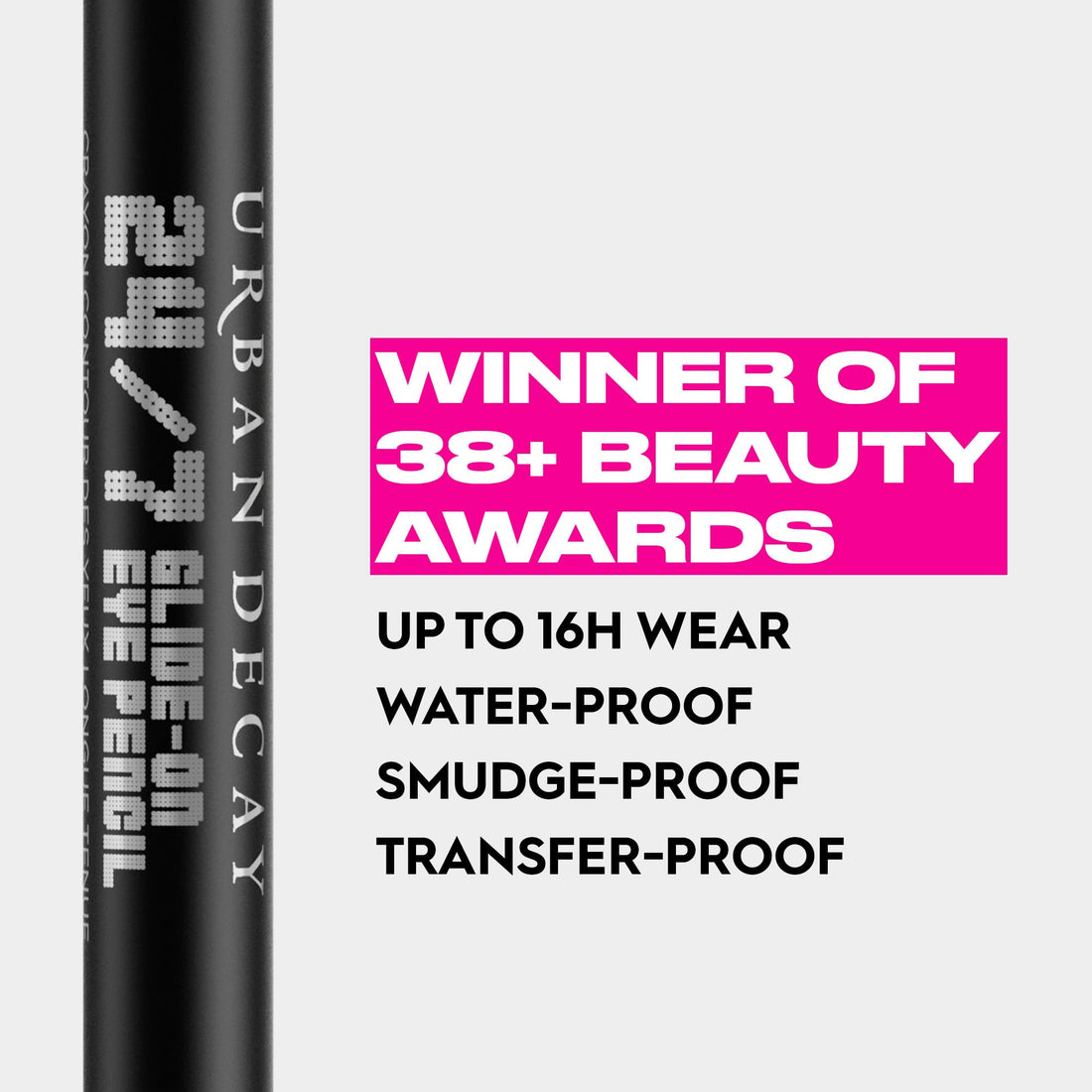 URBAN DECAY 24/7 Glide-On Waterproof Eyeliner Pencil (Viper - Purple Metallic), Smudge-Proof, Transfer-proof, Long-lasting Colored Eye Liners, Hydrating Vitamin E, Cruelty-free - 0.04 oz