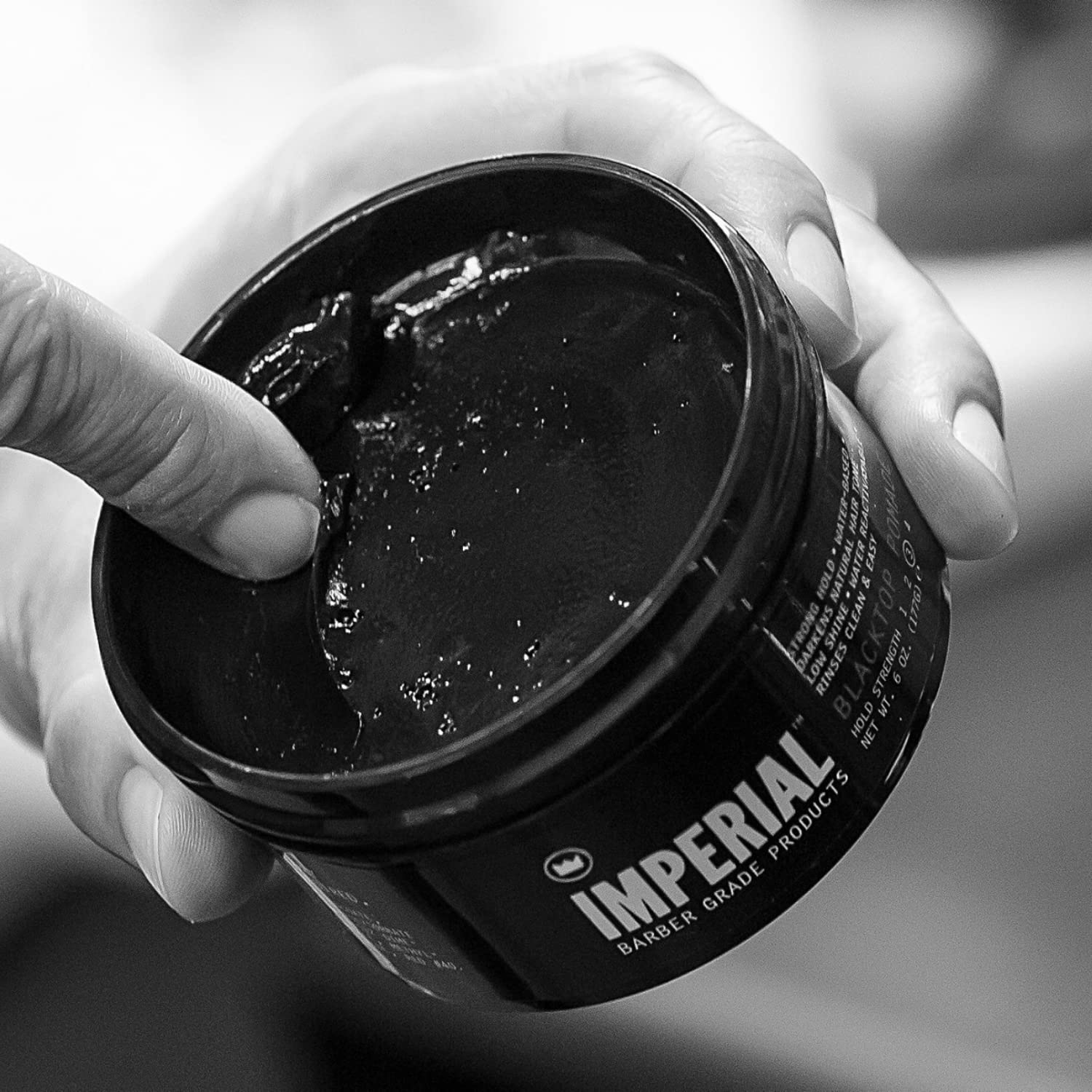 Imperial Barber Pomade, Blacktop, 2 oz.