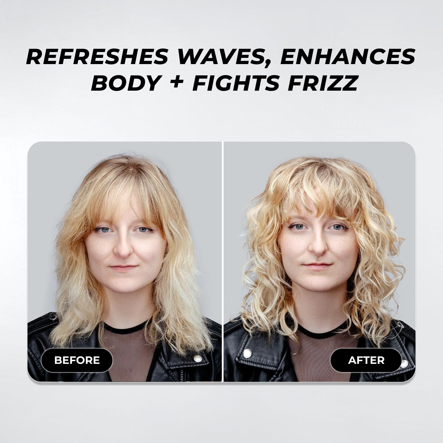 XMONDO Hair Wavetech Wave Revival Mist | Vegan Formula with Pro-Vitamin B5 and Essential Nutrients for Glowing Frizz Free Waves, 8 Fl Oz 1-Pack