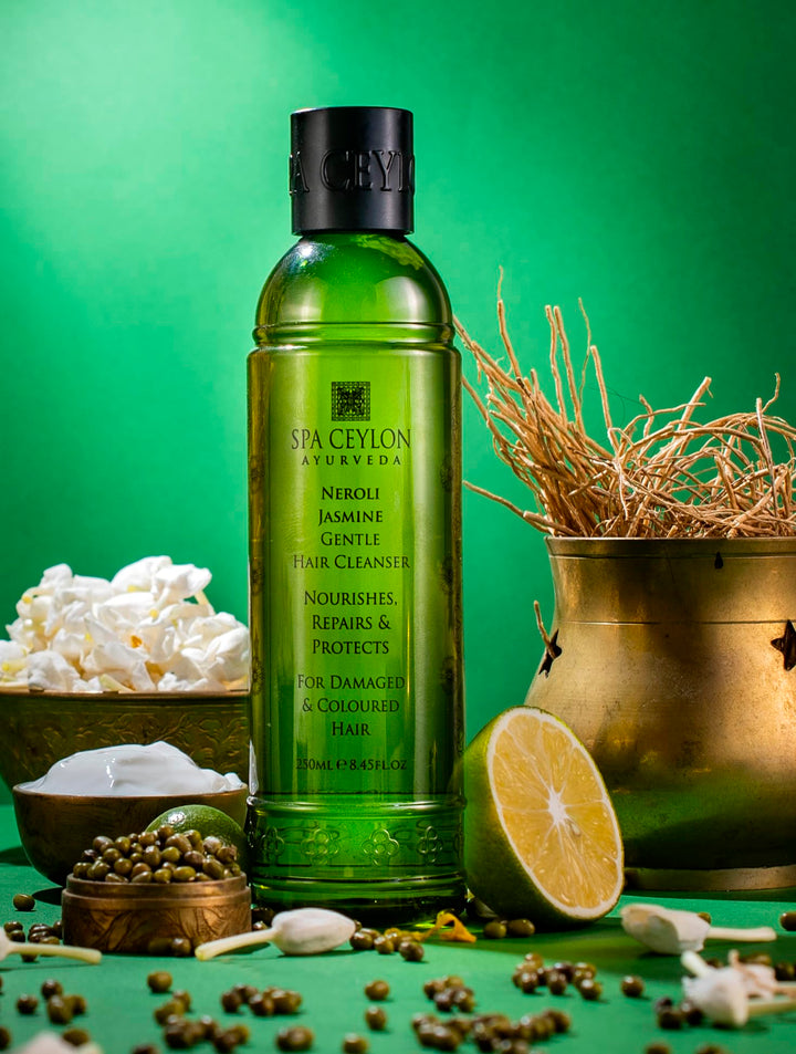 SPA CEYLON Neroli Jasmine Gentle Hair Cleanser| Sulfate-Free| Deep Nourishing | Scalp Balance | Ideal for Damaged and Coloured Hair
