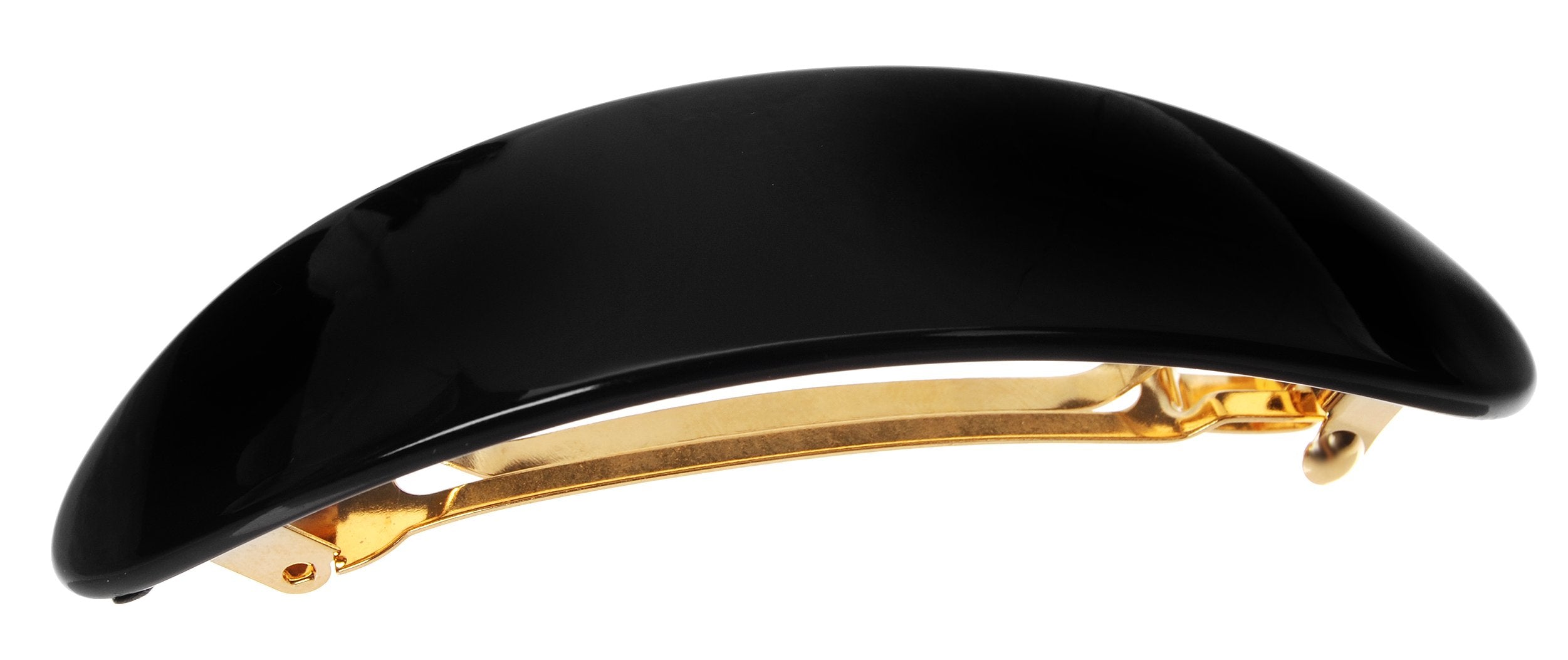 France Luxe Oval Volume Barrette - Black