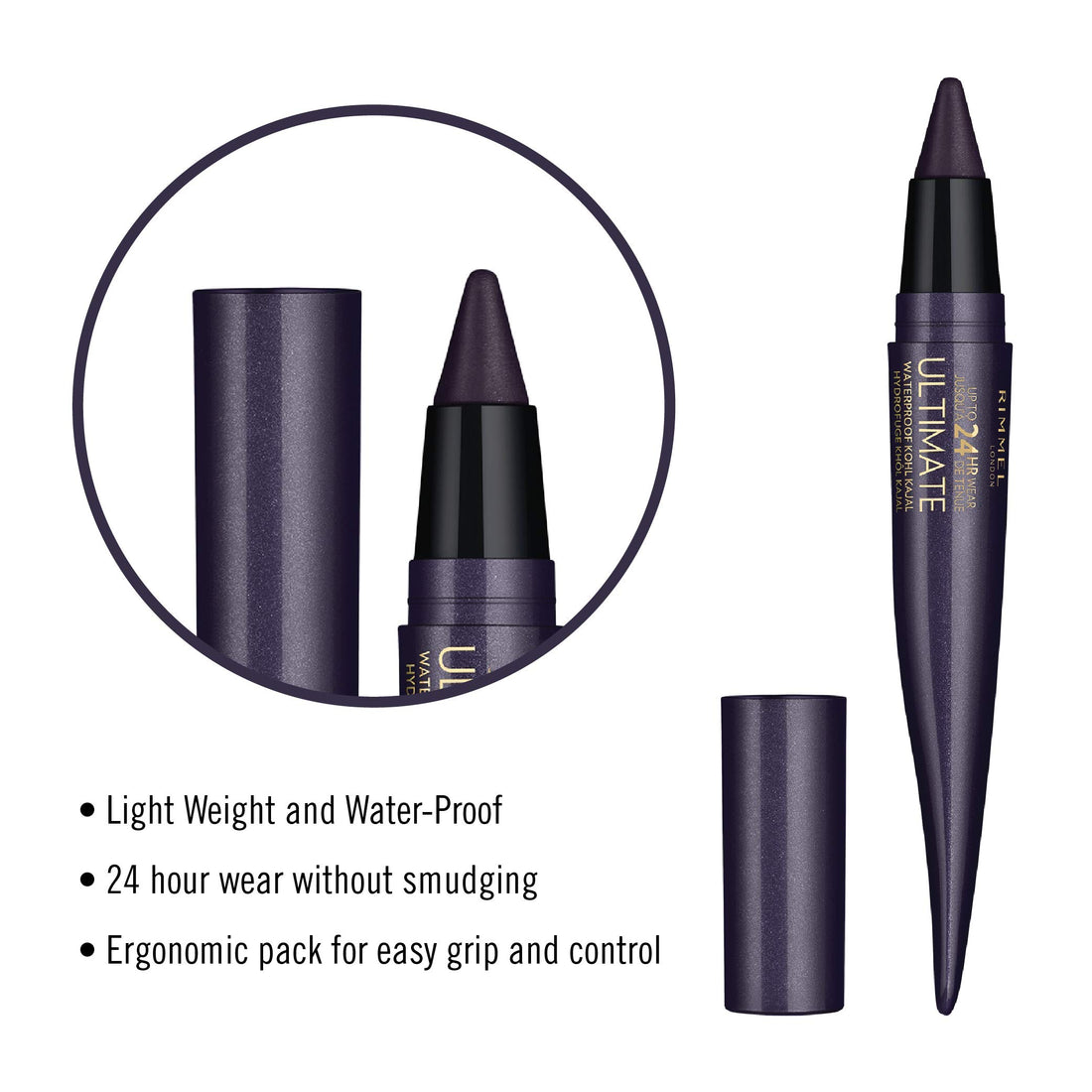 Rimmel London ultimate kohl kajal - BLACK OBSIDIAN