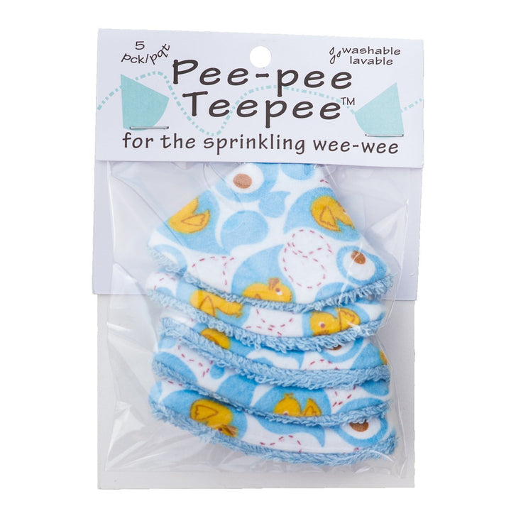 Pee-Pee Teepee Rubber Ducky Blue - Cello Bag