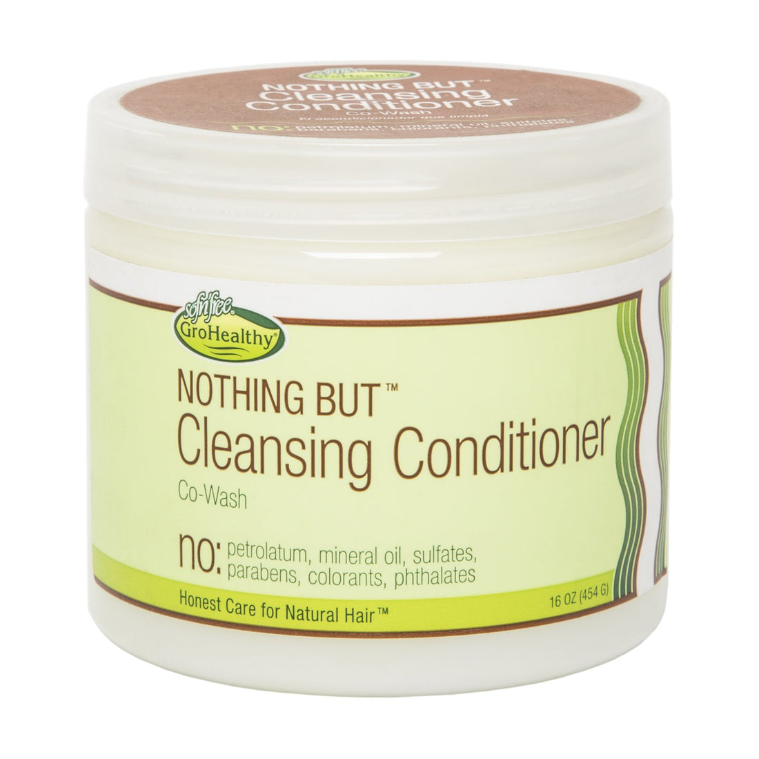 Sof N Free Gro Healthy Nothing But Cleansing Conditioner, 16 Ounce