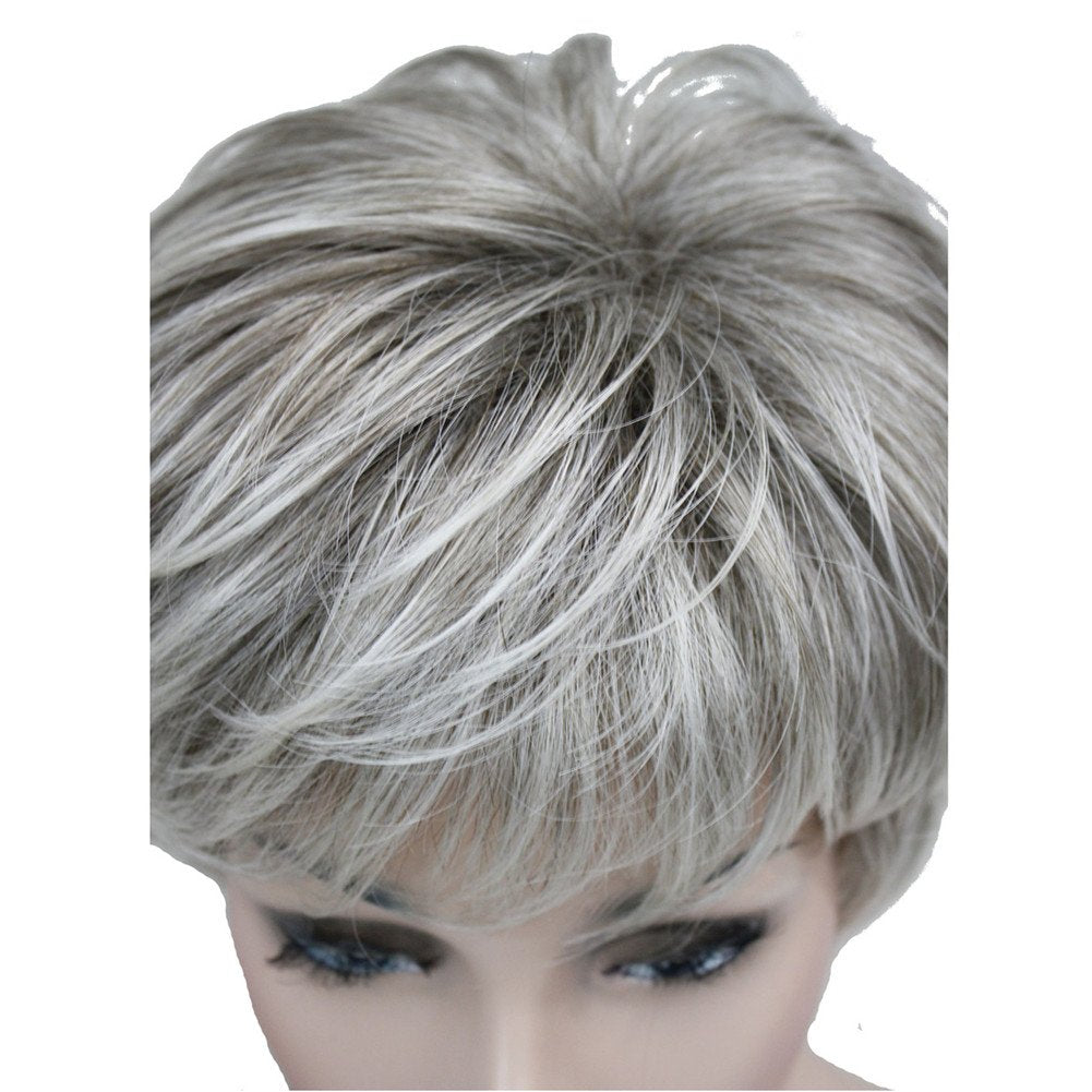 #48T: Aimole Short Layered Body Wave Wigs Synthetic Women'S Wig Full Hair #48T