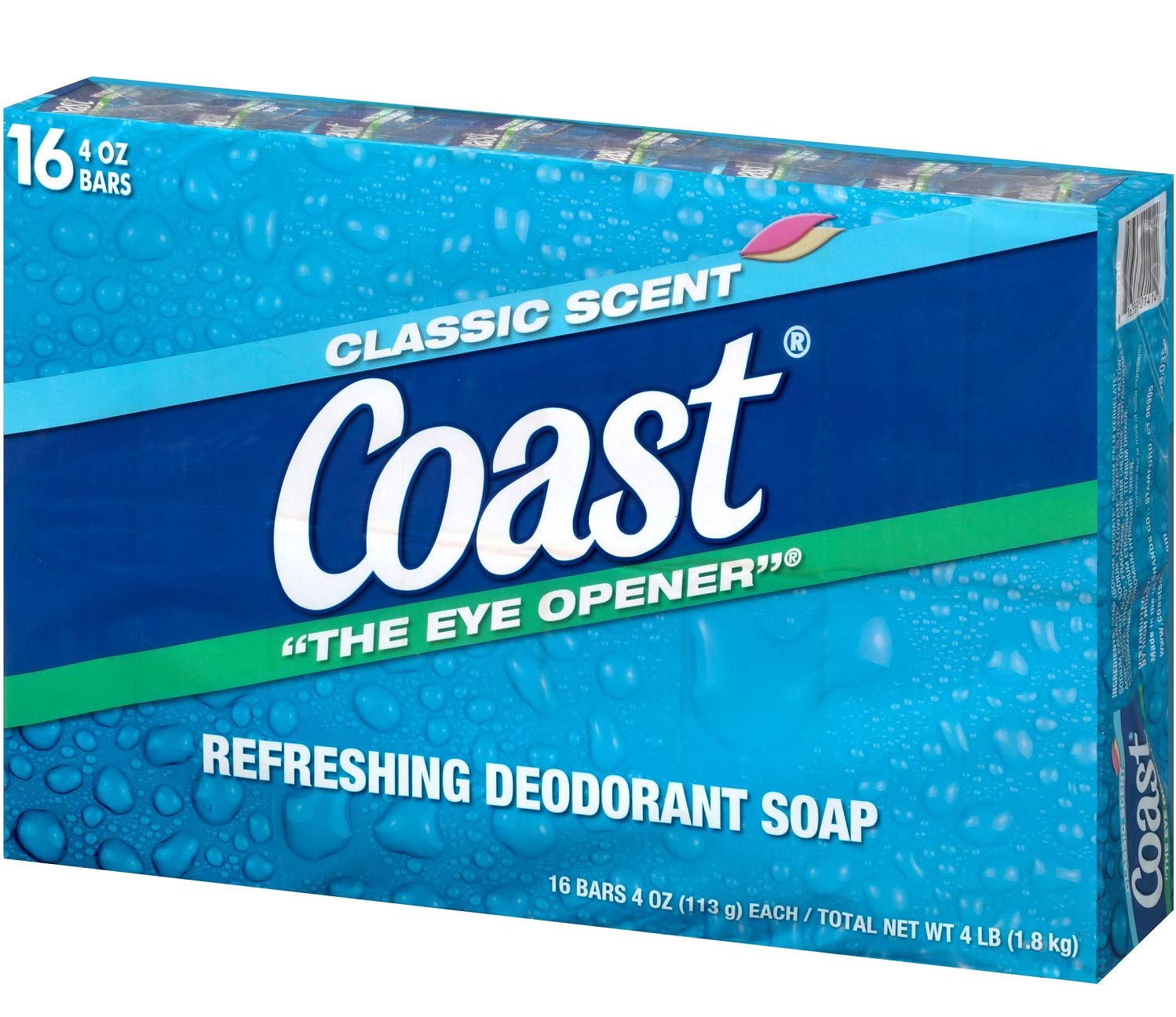 16 Bar: Coast Classic Original Scent Bar Soap - 4 Ounce (16 Bars)