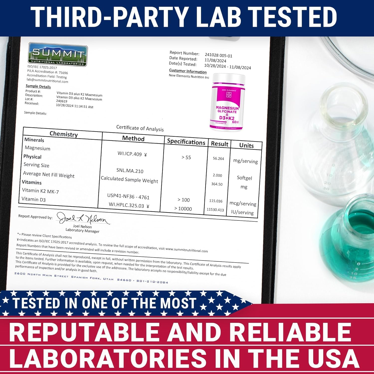 Magnesium Glycinate 500mg Softgels with Vitamin D3 and K2 | D3 10,000 IU | Vitamin K2 100mcg with Coconut Oil for Bone Health | Immunity Support | Non-GMO | Gluten-Free | Sugar Free
