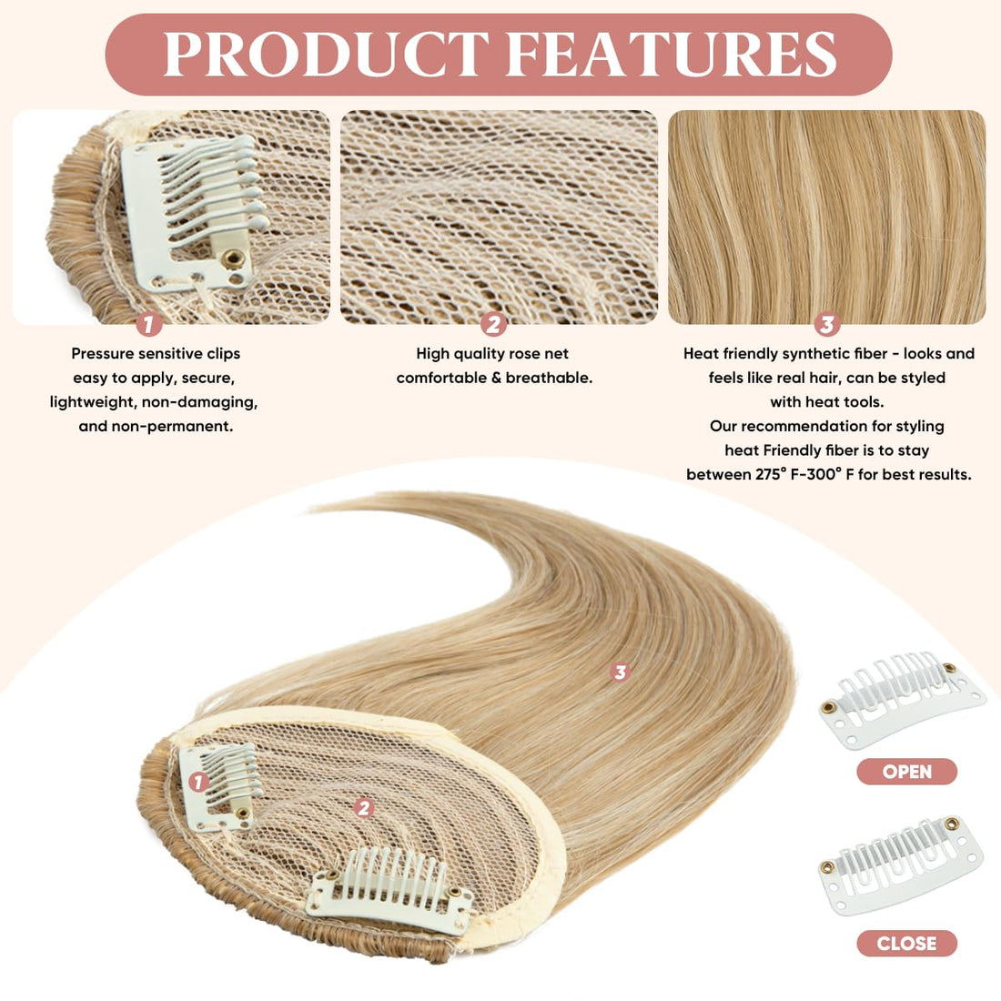 SARLA 2# Off Black: Sarla Synthetic Hairpieces, False Bangs Clip In Bangs Side Swept Bangs Extension B2 (2# Natural Black)
