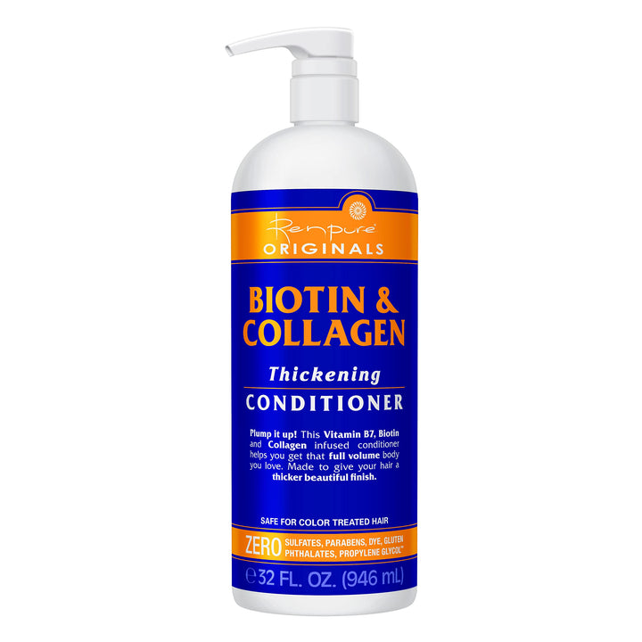 Renpure Biotin & Collagen Thickening Conditioner 16 Oz(Packaging May Vary)