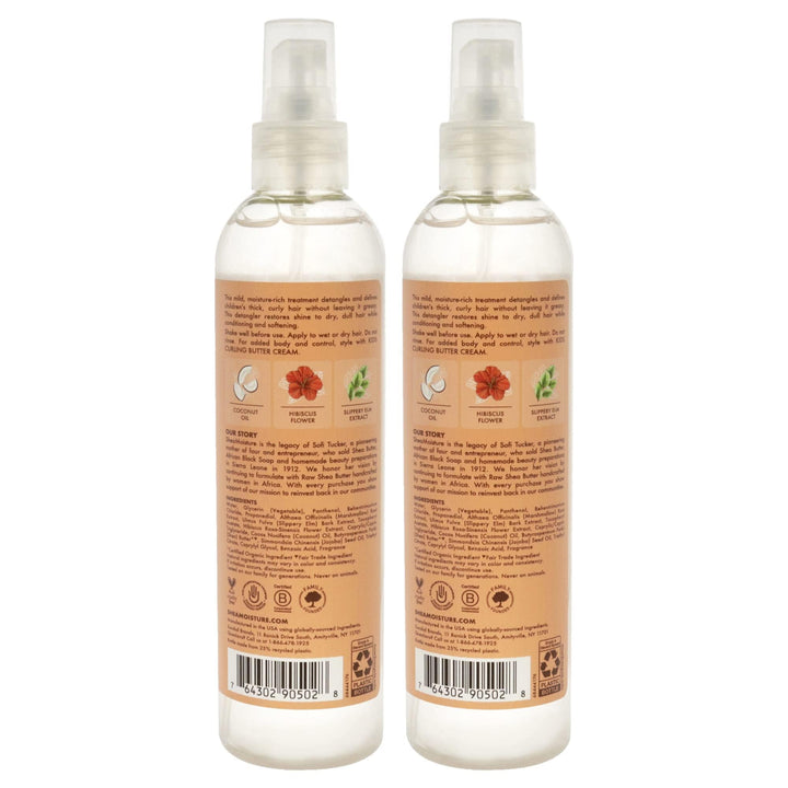 SHEA MOISTURE Coconut & Hibiscus Kids Extra-moisturizing Detangler 8 Fl Oz (Pack of 2)