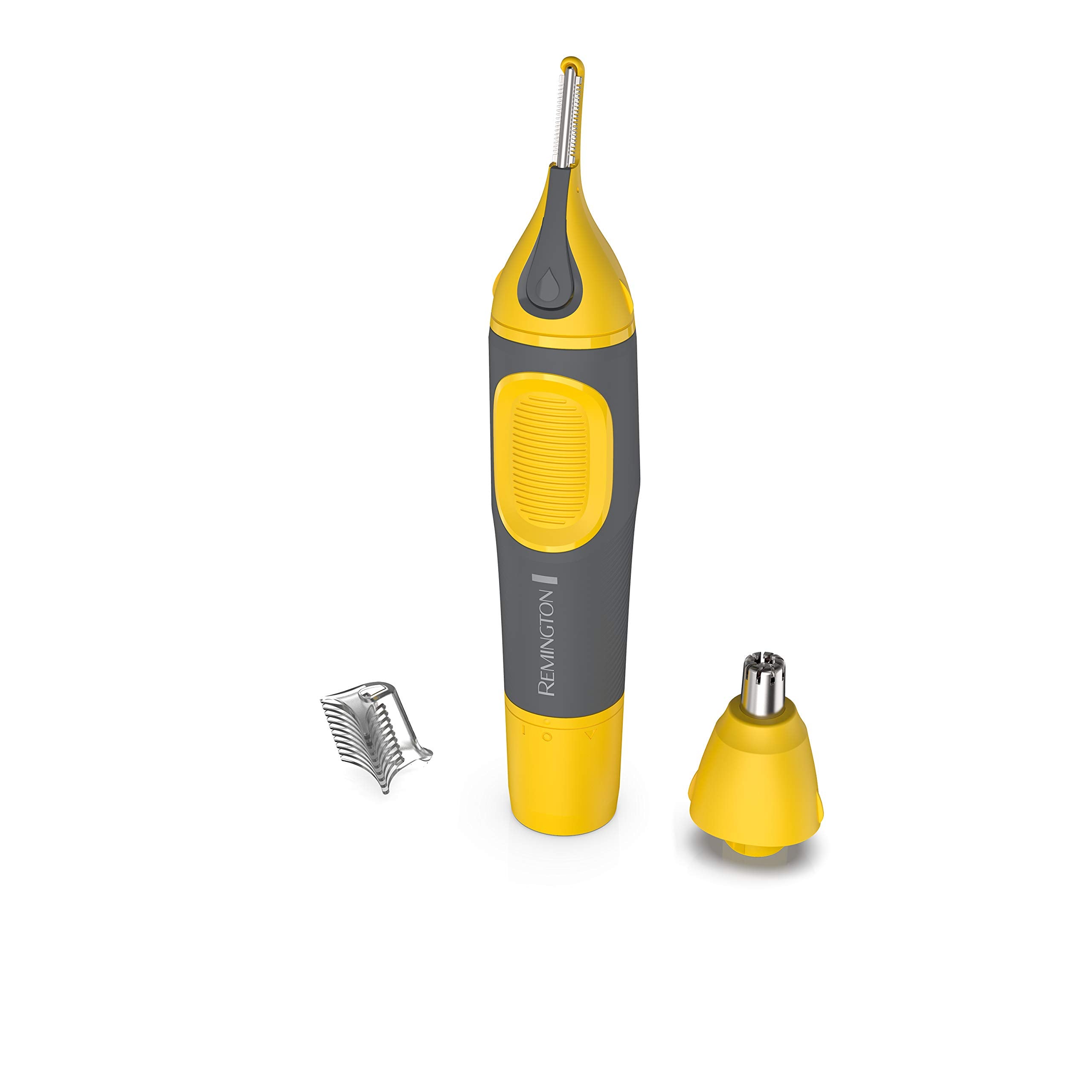 Remington Virtually Indestructible Nose, Ear & Brow Trimmer Yellow Ne3871-Battery Powered Men