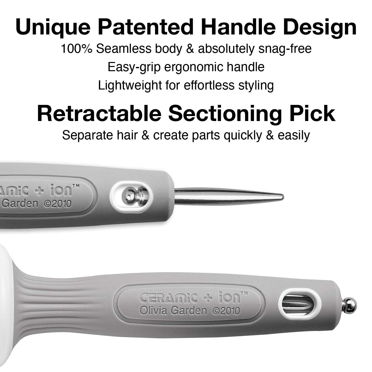 Olivia Garden Ceramic + Ion Speed XL Extra Long Barrel Hair Brush Set