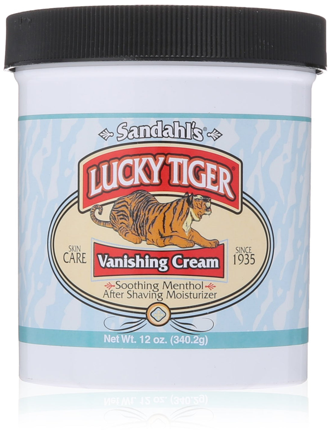 Lucky Tiger Mint Vanish Cream, 12 Ounce
