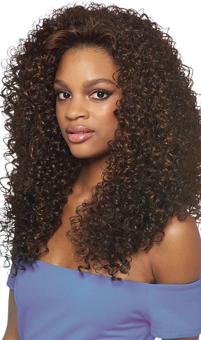 DR30 : Outre Synthetic Hair Half Wig Quick Weave Batik Dominican Curly (DR30)