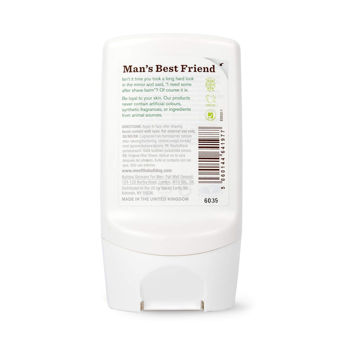 Original After Shave Balm : Bulldog Mens Skincare and Grooming Original After Shave Balm, 3.3 Ounce