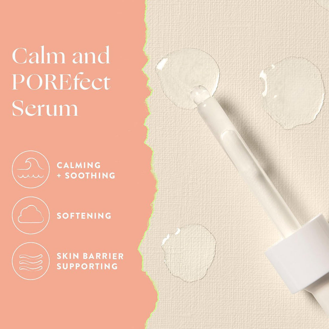 Honest Beauty Calm & POREfect Serum, unscented, 1 Fl.Oz