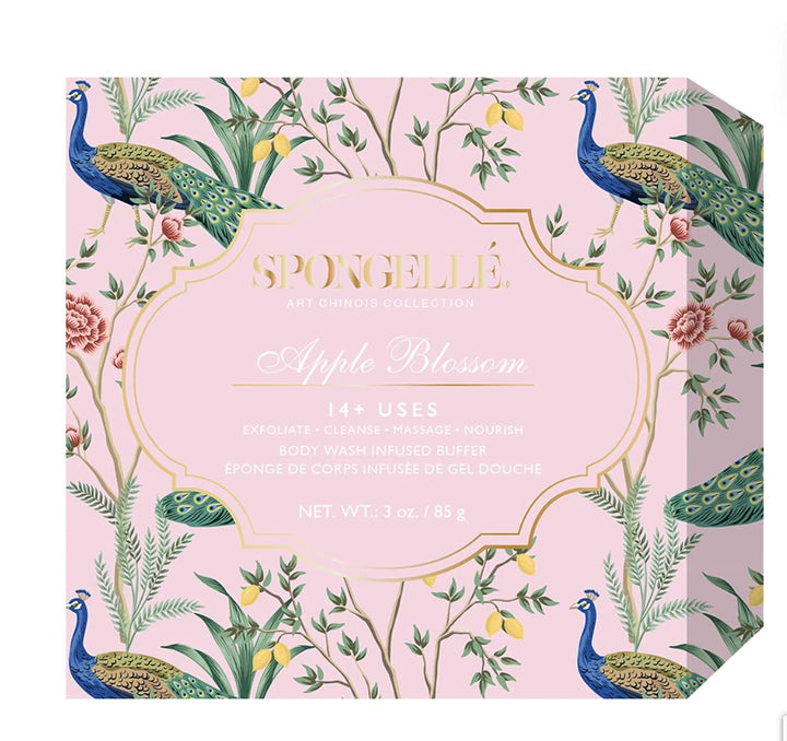 Spongelle Boxed Flower Body Wash Infused Buffer (Apple Blossom)