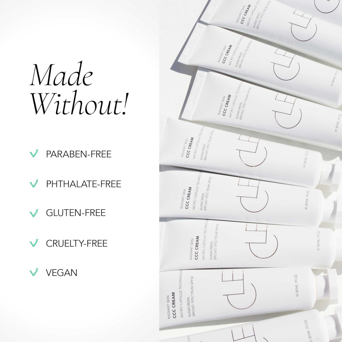 CLE Cosmetics CCC Cream Foundation 30ml 1fl oz with SPF 50