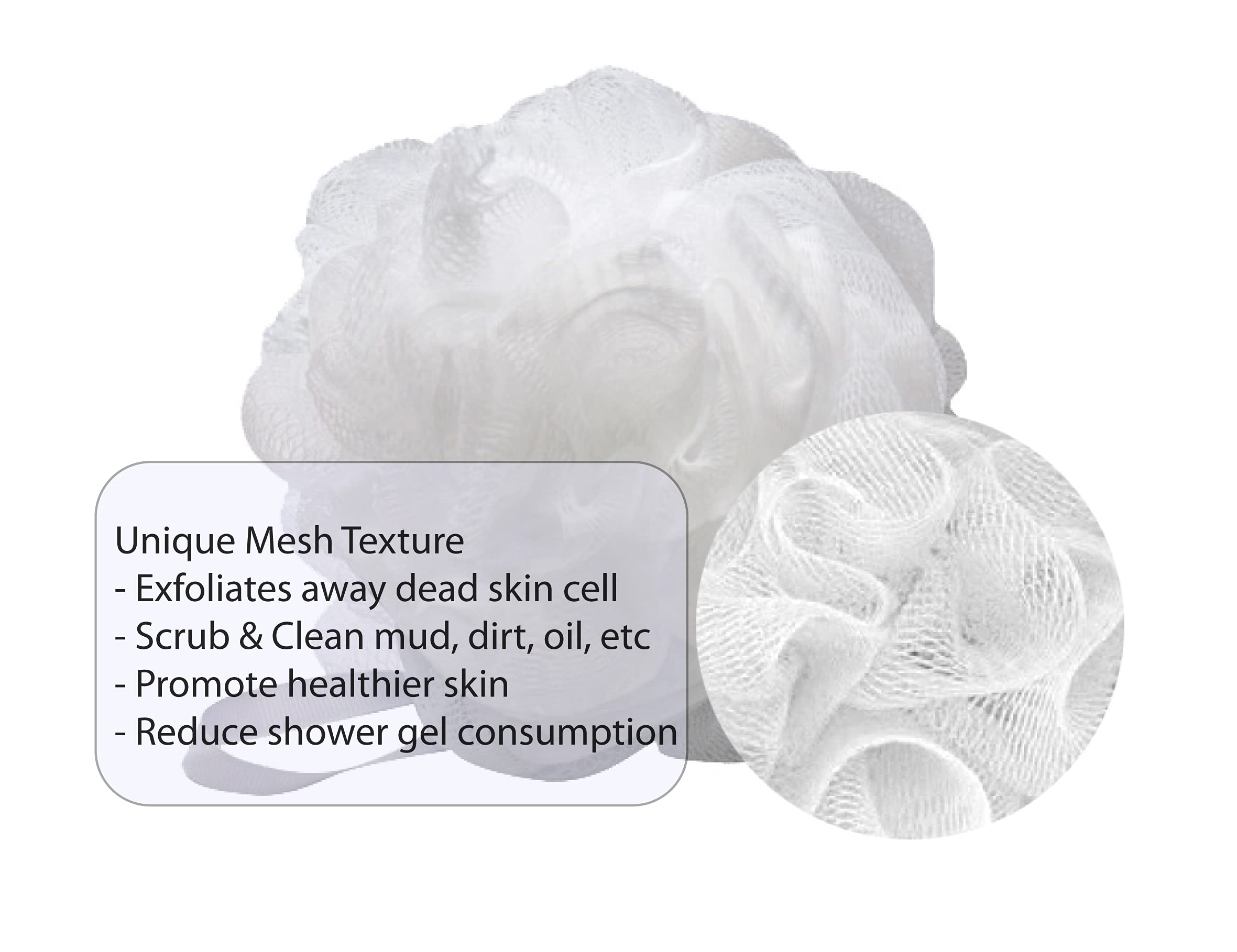 Aquasentials Small Mesh Pouf (8 Pack)